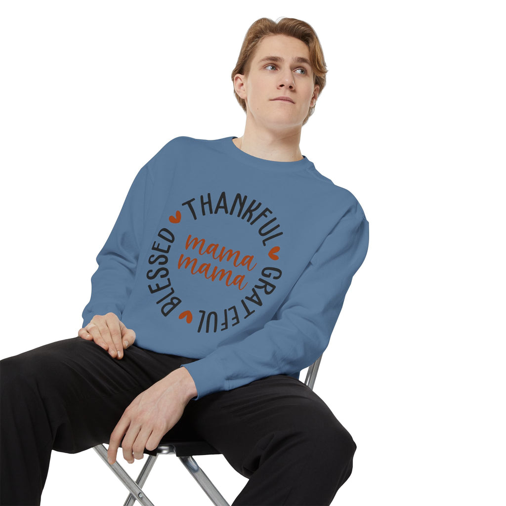 MOM  Sweatshirt Thankful Grateful Blessed "Mama Mama" Sweatshirt