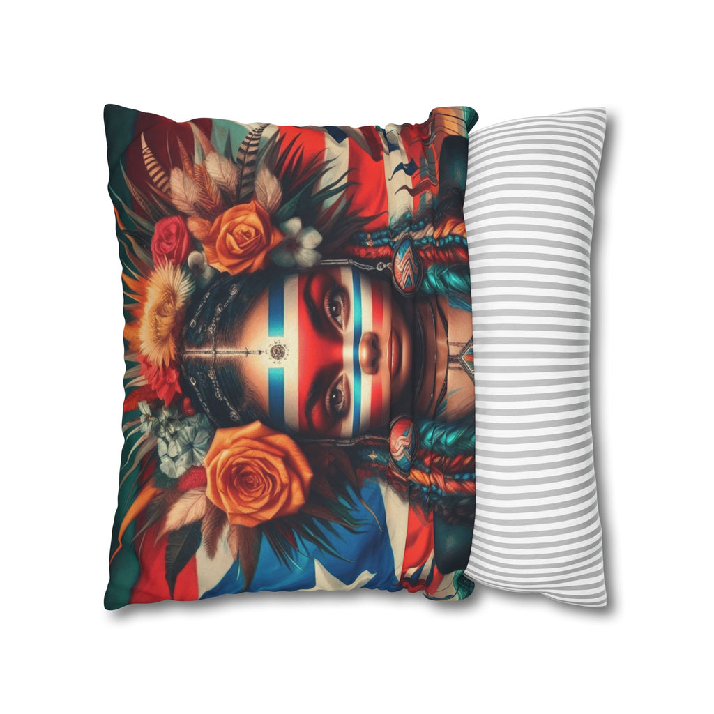 Tribal Goddess Decorative Pillow Puerto Rico Culture Pillow