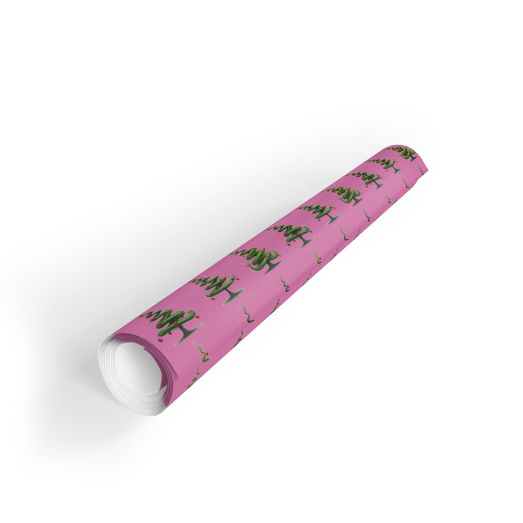 Christmas Tree Gift Wrapping Paper Roll - Festive, Colorful Design for Holiday Gift Wrapping