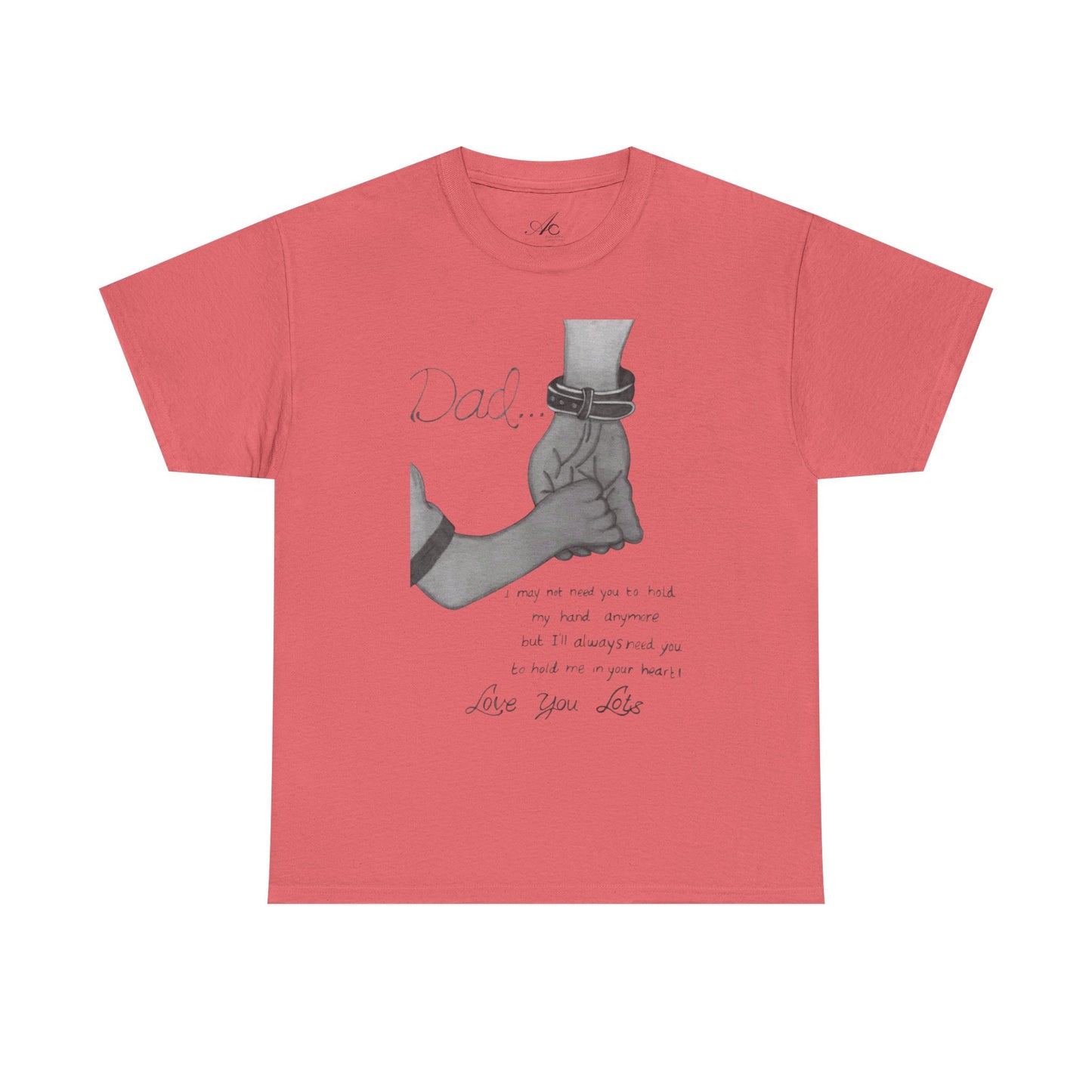 Heartfelt Dad Tee, Perfect Gift for Father's Day, Casual Wear, Family Bonding, Unisex Cotton Shirt, Thoughtful Keepsake