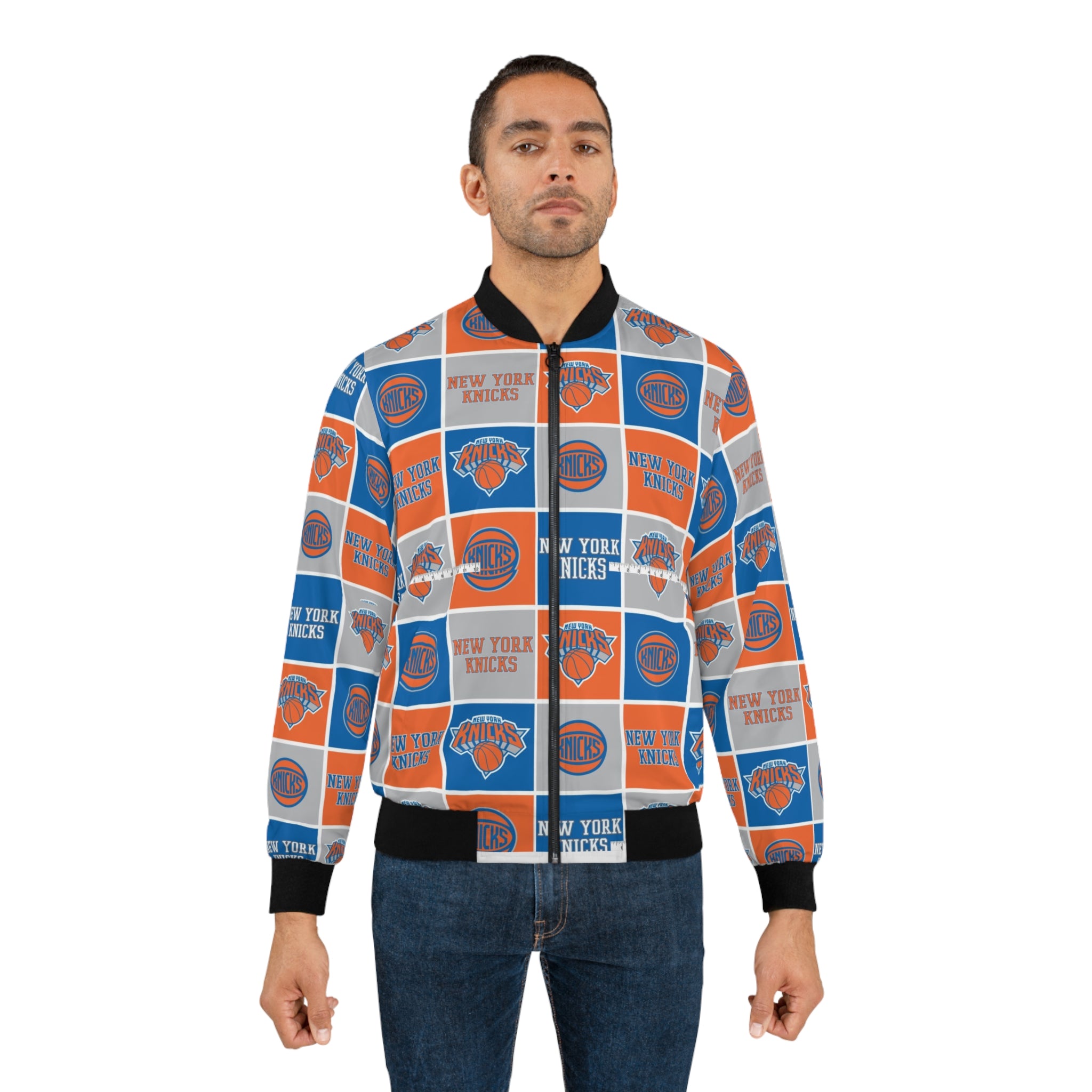 Basketball-Inspired Letterman Jacket — Men's Retro Varsity Sports Jacket nyk