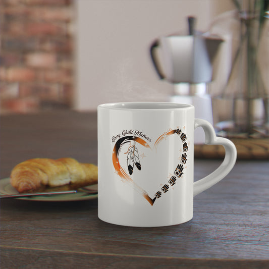 Heart-Shaped Mug with Inspirational Quote Inspirational Motivational Coffee Cup Positive Morning Vibes Gift