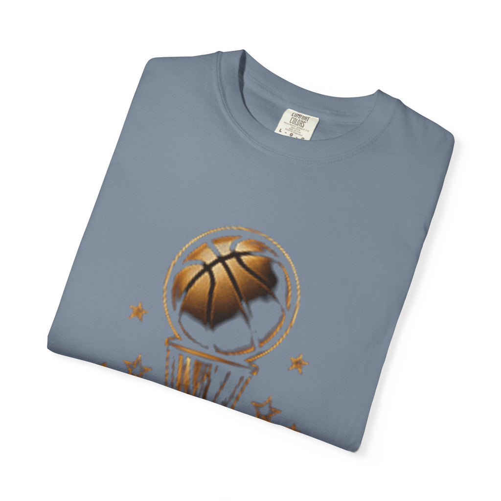 Basketball Dynasty T-Shirt — Vintage Gold Hoop Graphic