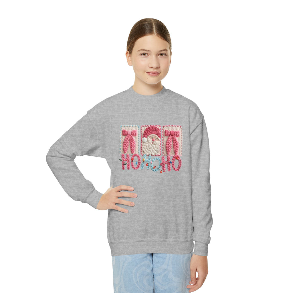 Youth Christmas 'HOHOHO' Crewneck Sweatshirt