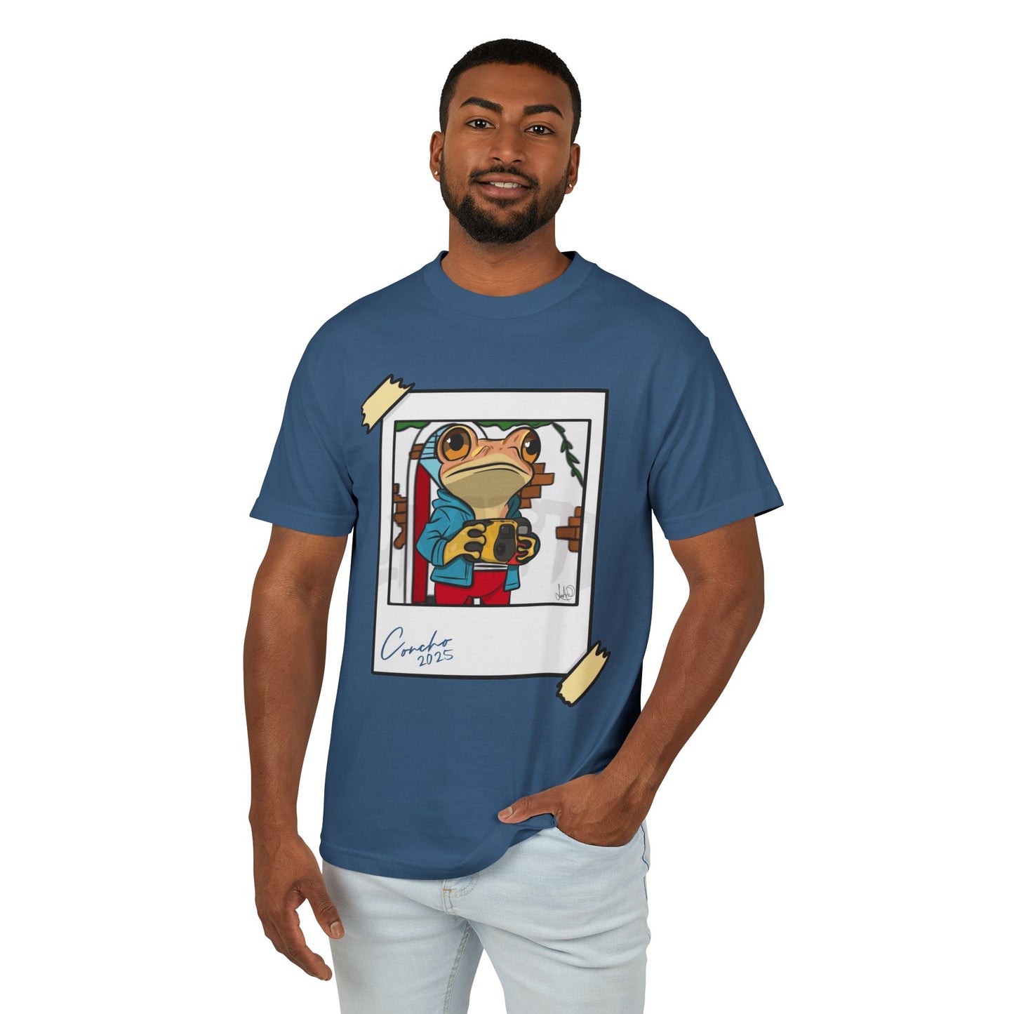 Patriotic Puerto Rican Shirt Playful Frog Graphic Tee, Fun Casual Wear, Gift for Animal Lovers,