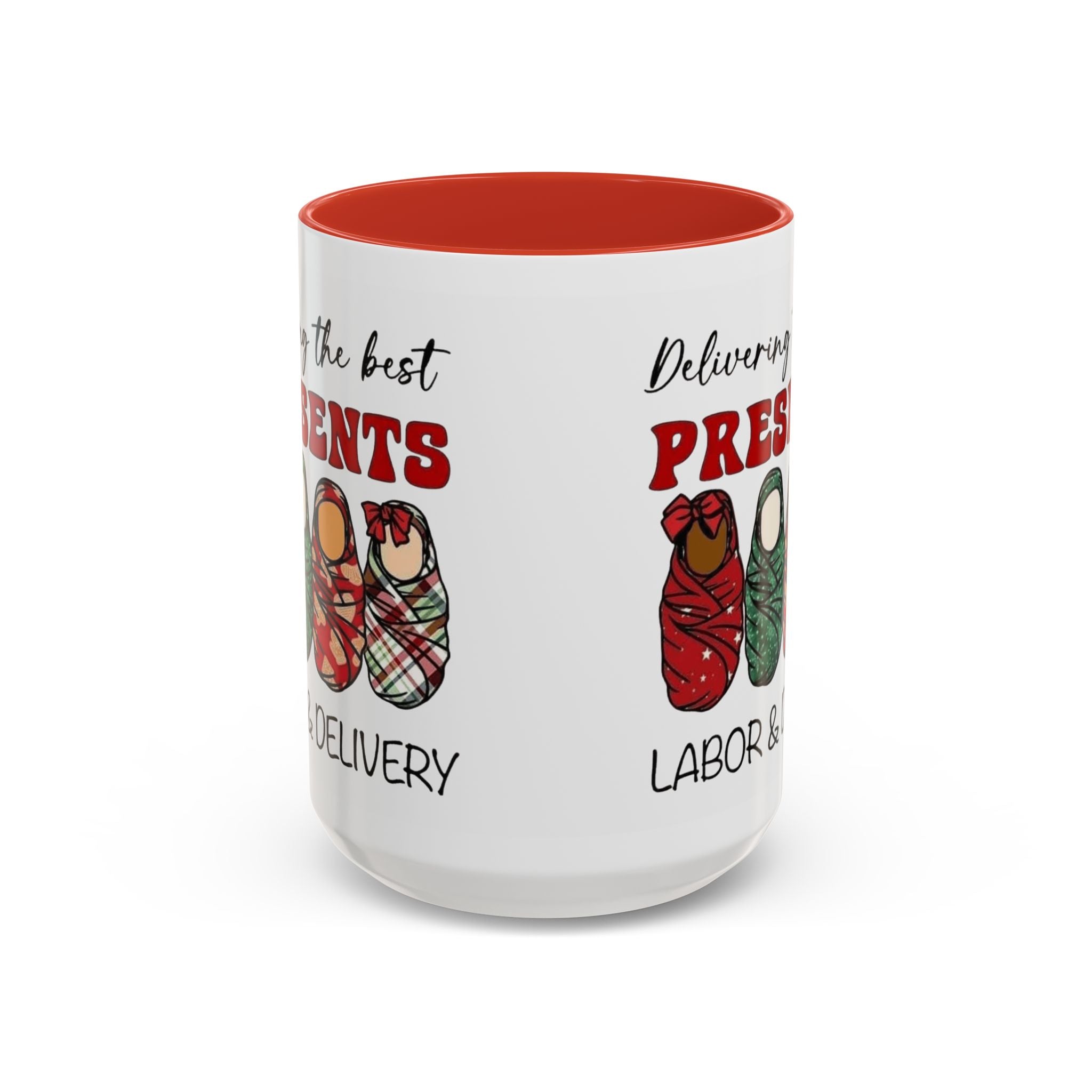 Christmas Presents Delivery Coffee Mug — "Delivering the Best Presents" Accent Mug Medical Christmas Mug,