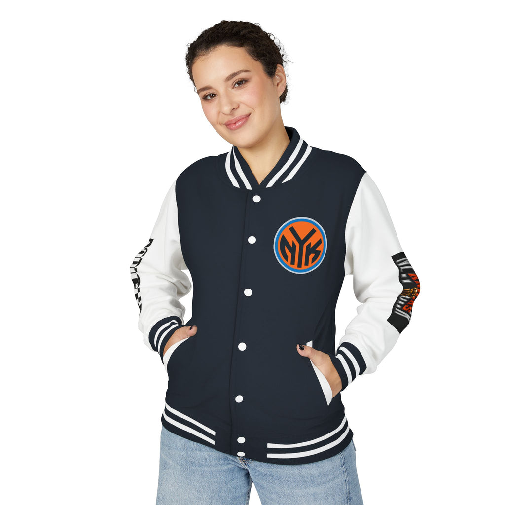 Basketball-Inspired Letterman Jacket — Men's Retro Varsity Sports Jacket Jose AlvarTribute Varsity Jacket