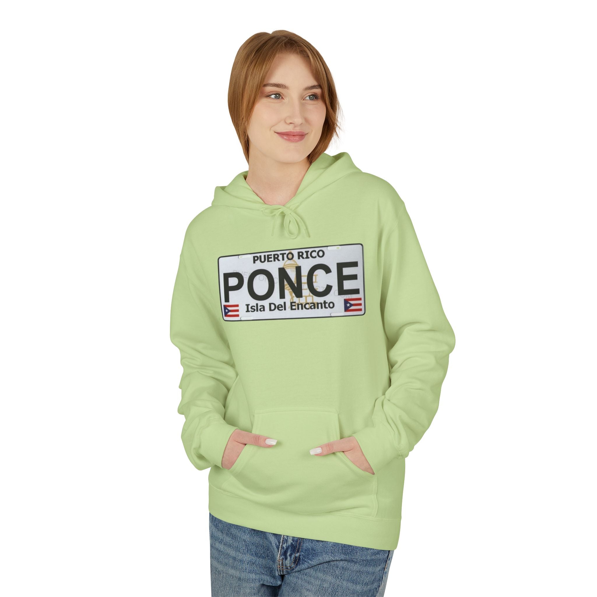 Ponce Puerto Rico License Plate Hoodie Isla Del Encanto Pullover