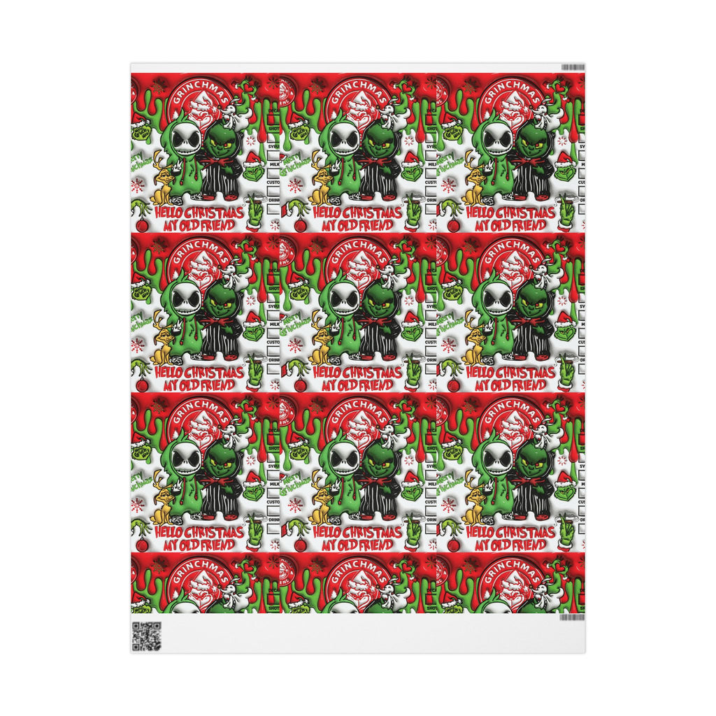 Festive Wrapping Paper – Whimsical Holiday Gift Wrap | Christmas Paper Roll | Fun & Unique Gift Packaging