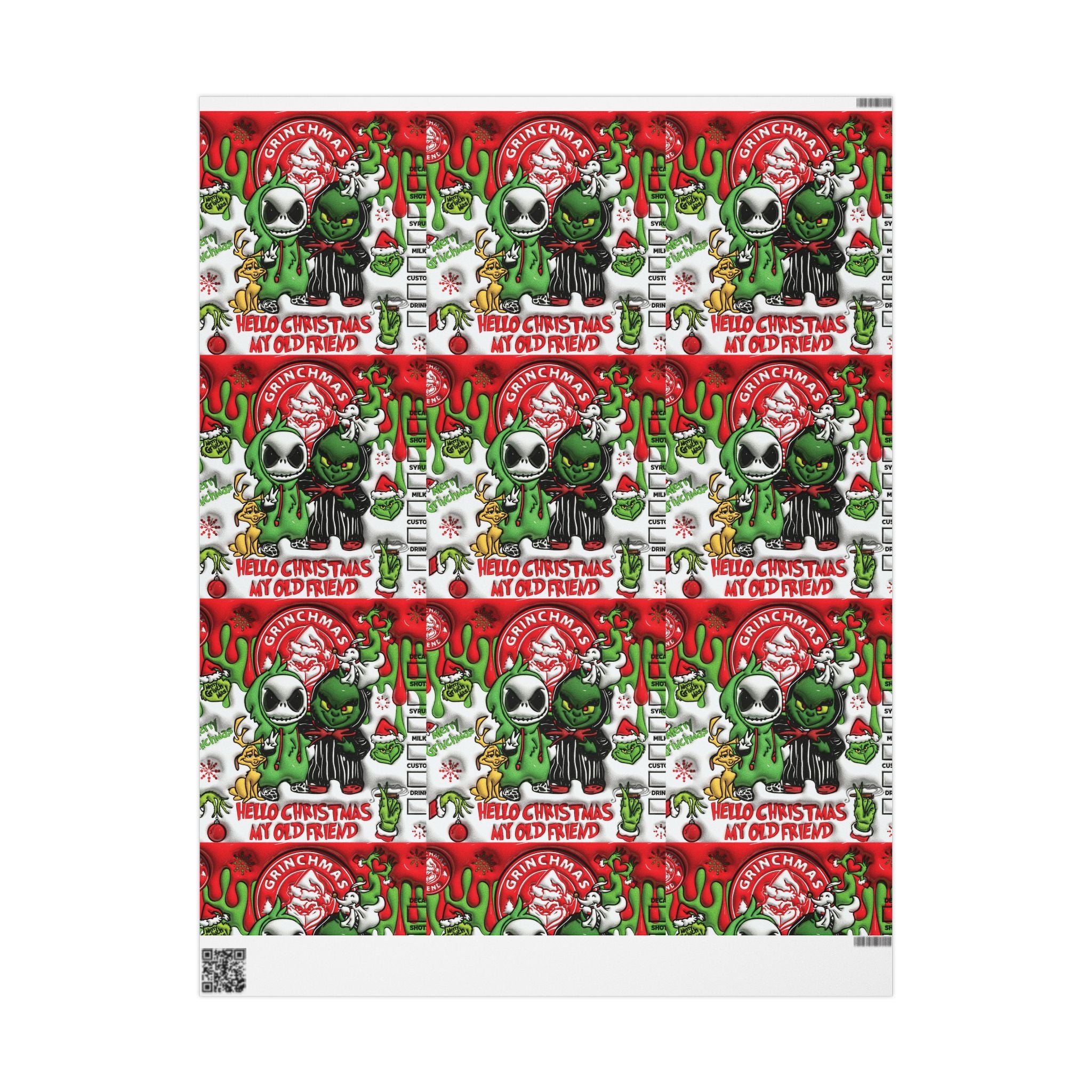 Festive Wrapping Paper – Whimsical Holiday Gift Wrap | Christmas Paper Roll | Fun & Unique Gift Packaging