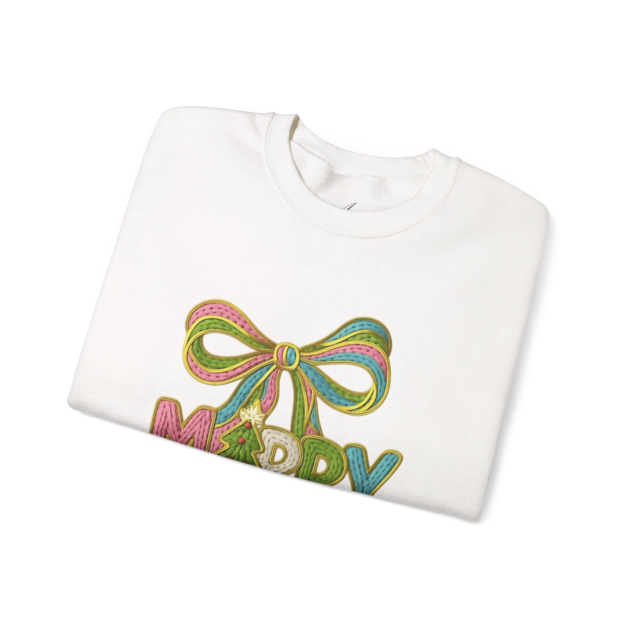 Festive Holiday Designs and Quotes Candy Christmas Tree Sweatshirt — Holiday Candyland Crewneck