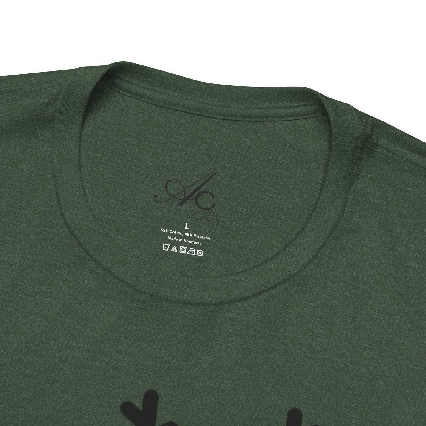 Christmas Reindeer Graphic Tee - Unisex Jersey Short Sleeve Shirt