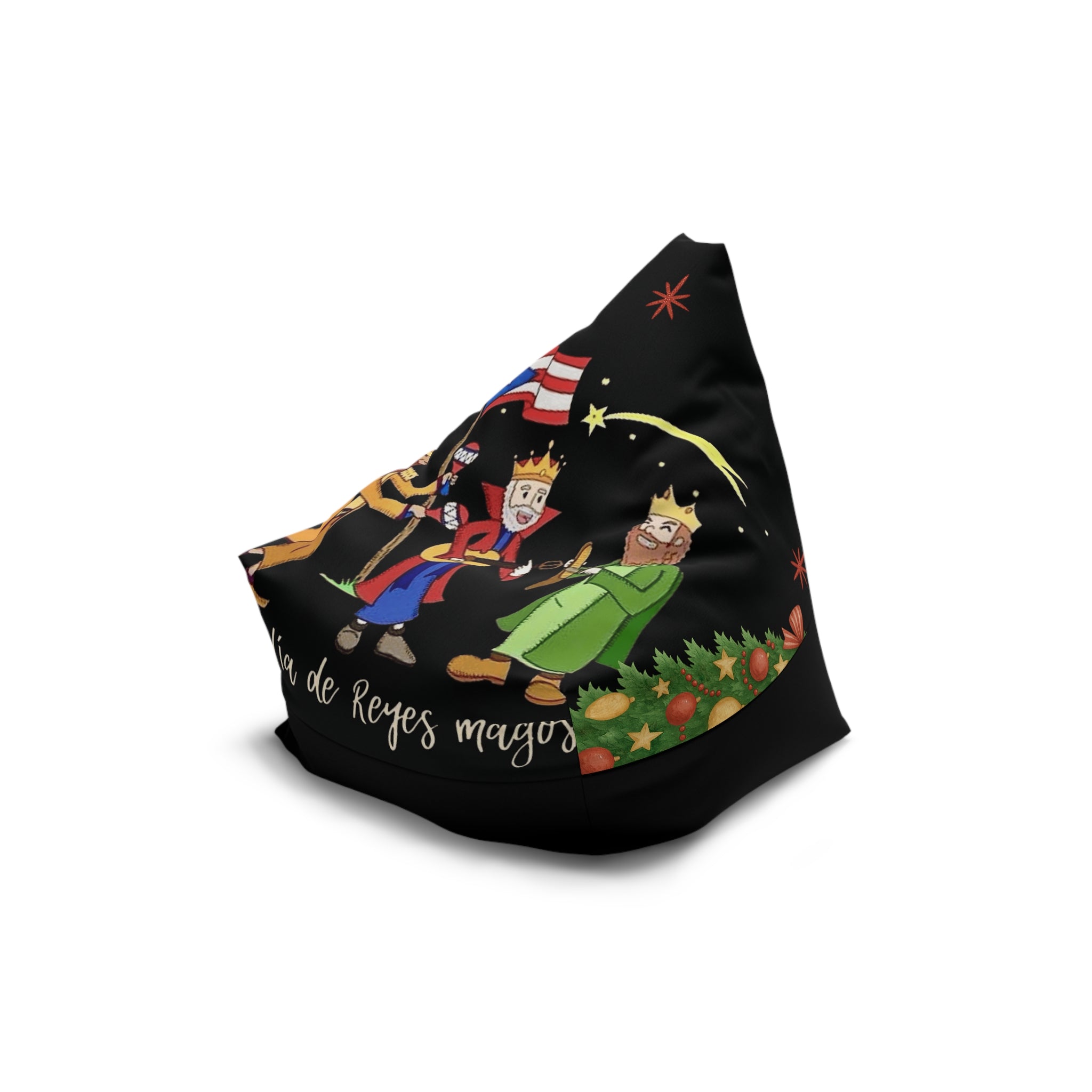 Día de Reyes Bean Bag Cover  Three Kings Festive Kids Chair Cover