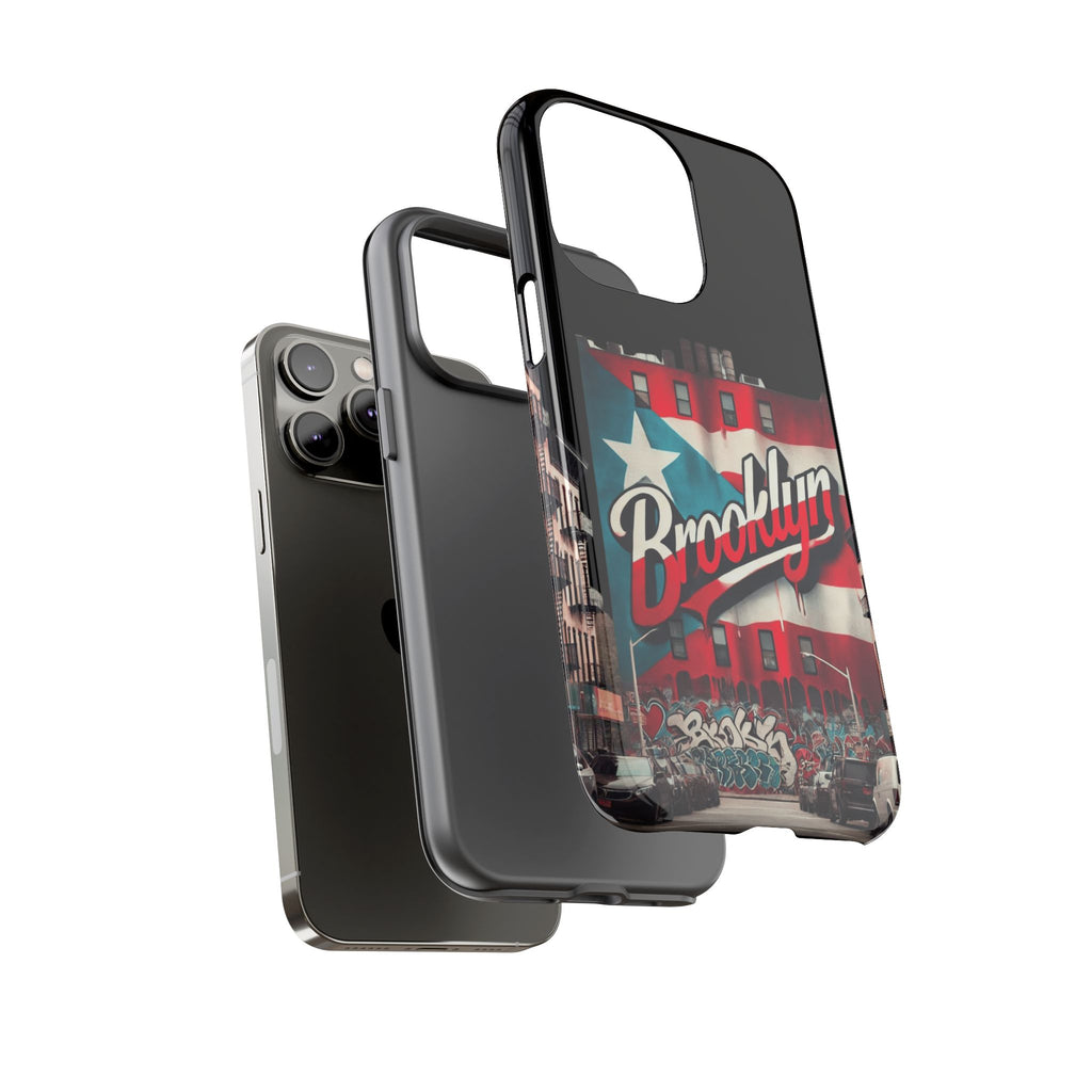 Brooklyn Street Art Phone Case  Urban Graffiti Protective Cover