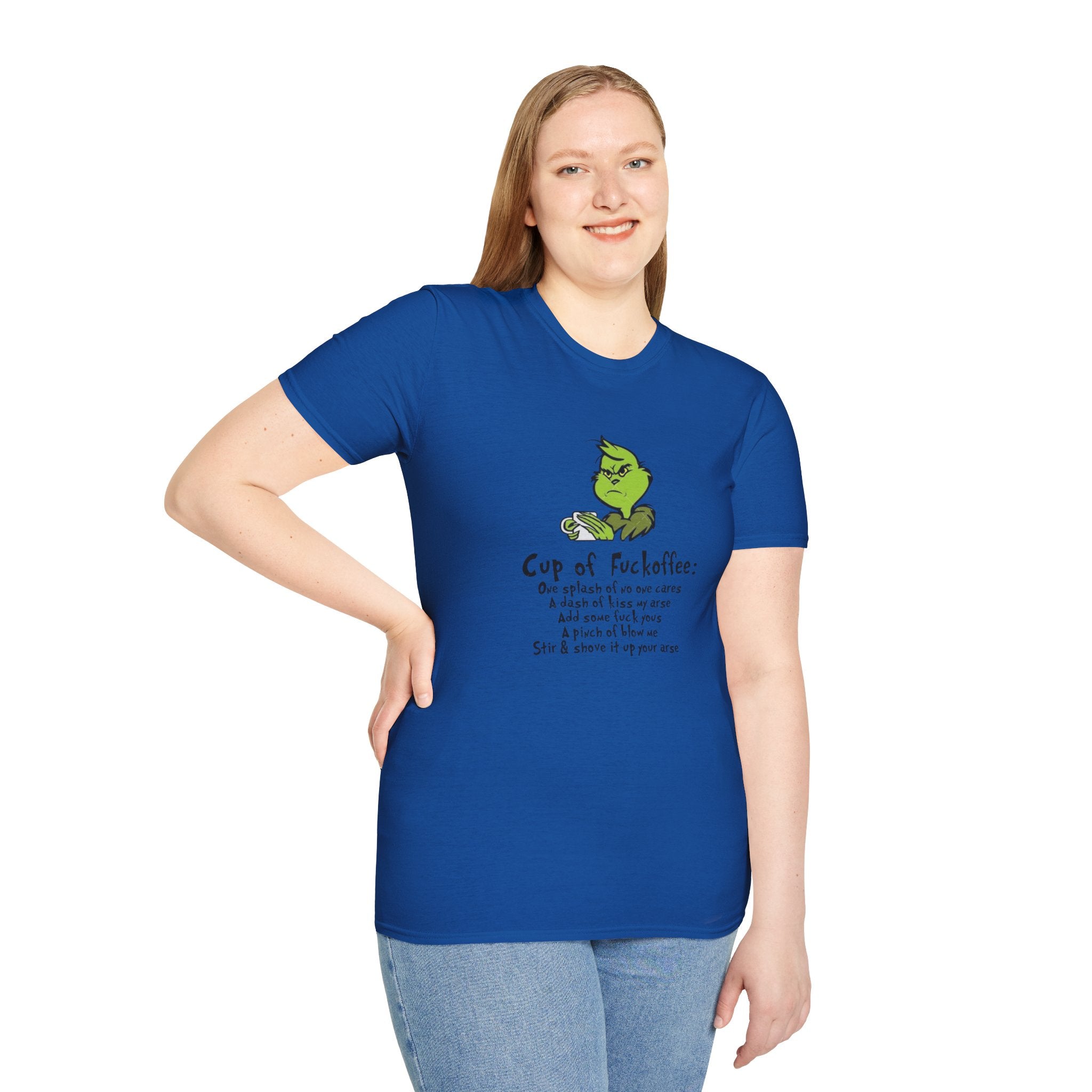 Holiday Apparel | Christmas Tees & Sweatshirts with Festive Quotes Funny Grinch Coffee Lover T-Shirt