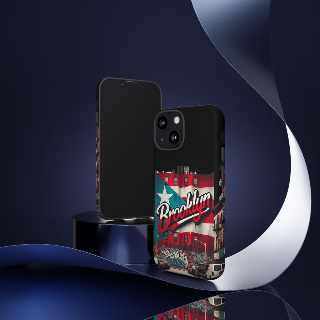 Brooklyn Street Art Phone Case  Urban Graffiti Protective Cover