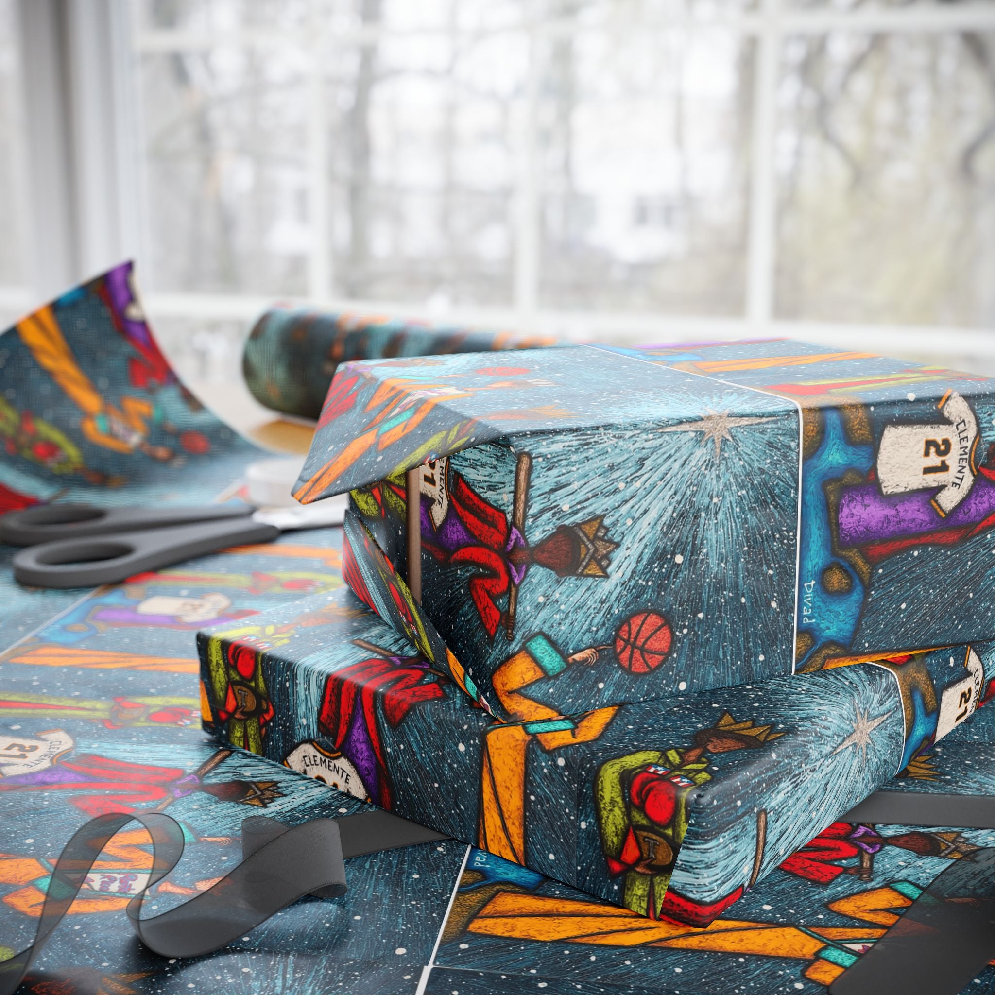 Puerto Rico Wrapping Paper – Cultural Gift Wrap | Boricua Heritage Design | Holiday & Celebration Gift Packaging