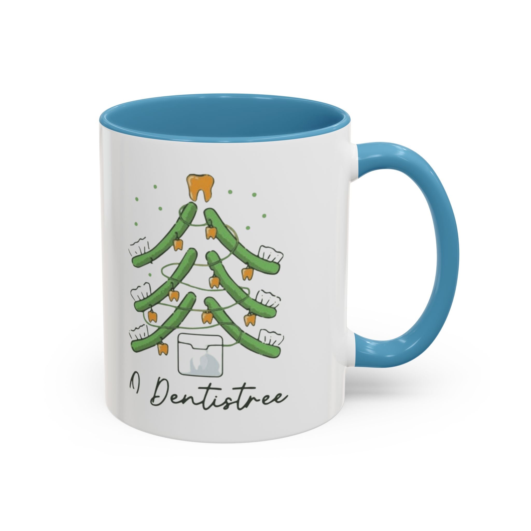 Dentist Christmas Mug - 'A Dentistree' Holiday Coffee Cup (11/15oz)