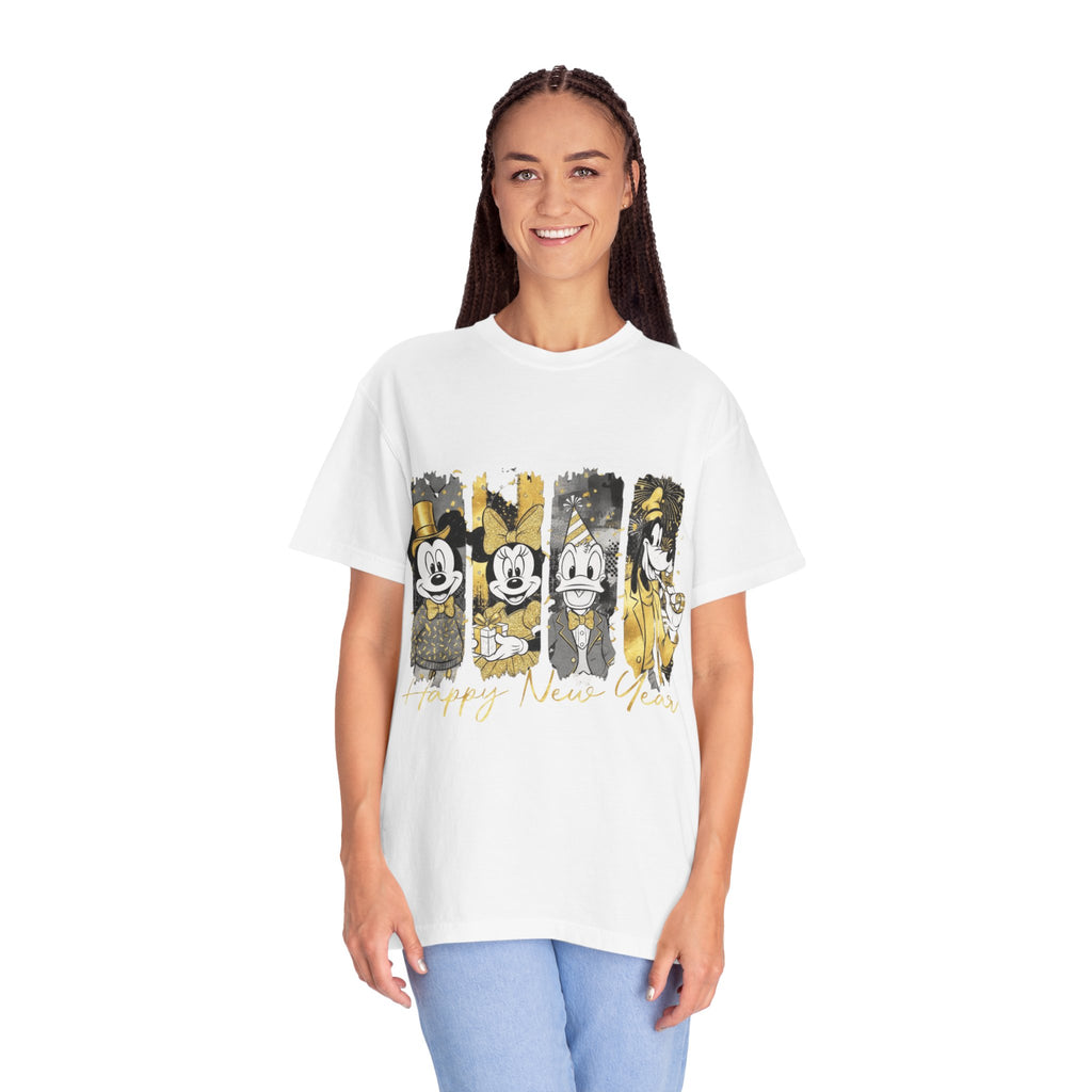 New Year Mickey & Friends T-Shirt  'Happy New Year' Graphic Tee