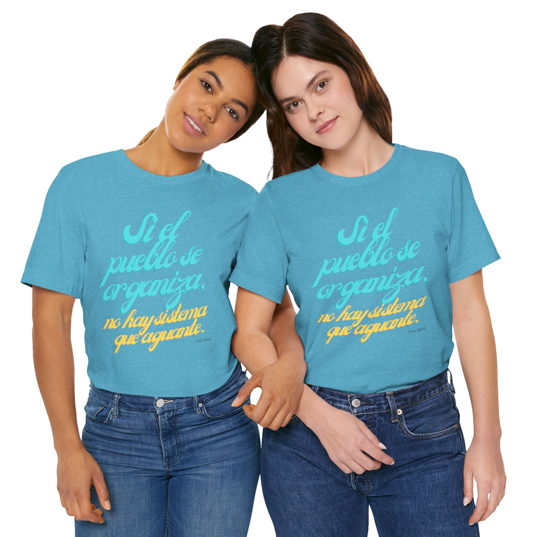 Spanish Script Tee  “Si el pueblo se organiza” Graphic T-Shirt