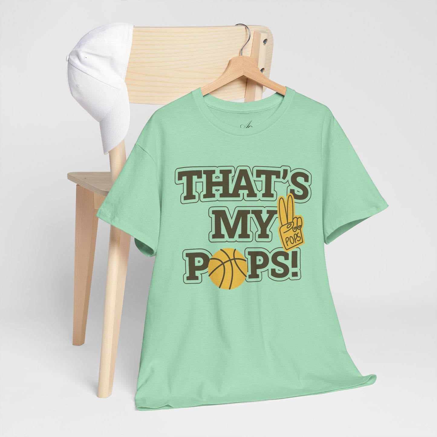 Basketball Dad Tee, Unisex Heavy Cotton T-Shirt for Father's Day, Sports Gift, Father's Day Gift, Family Tee, Casual Wear