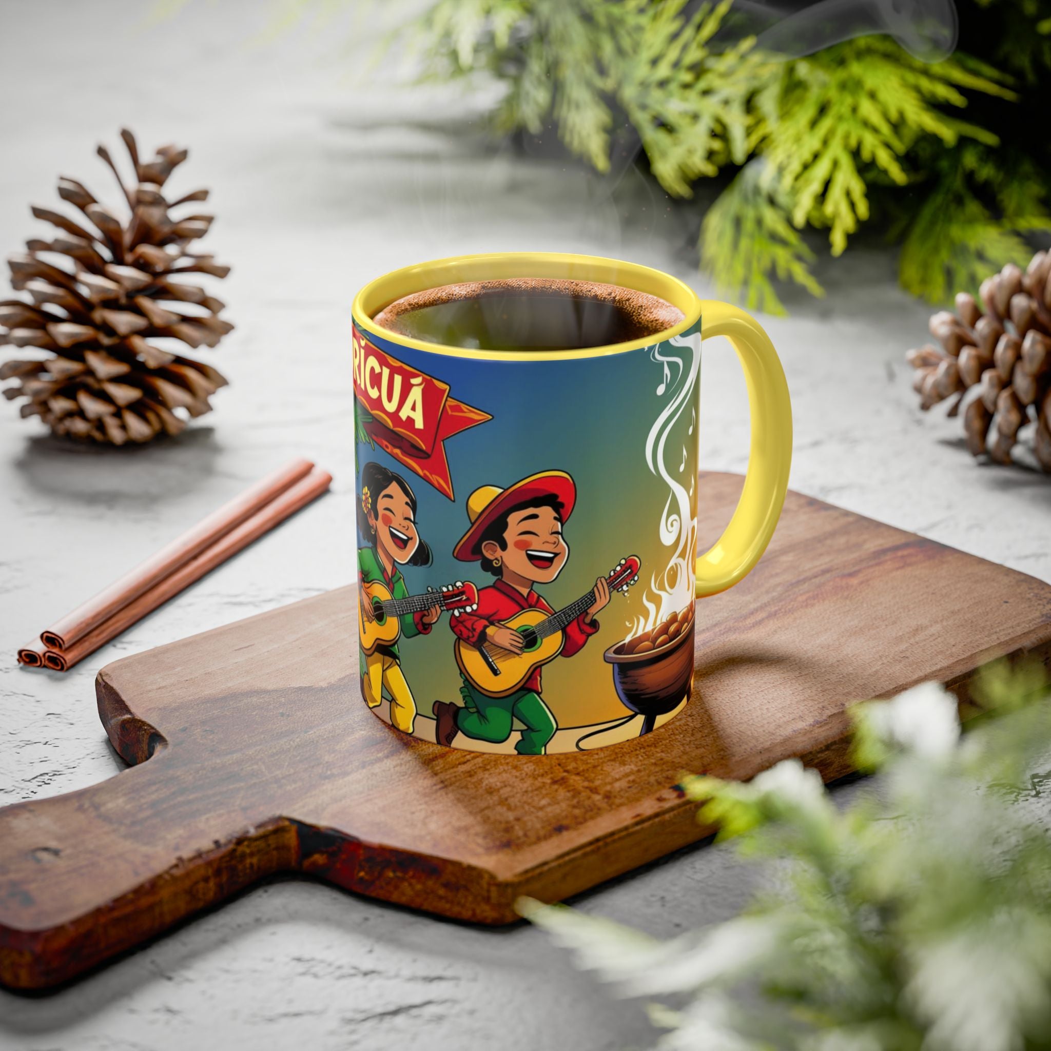 Navidad Boricua Mug Vibrant Puerto Rican Celebration Mug