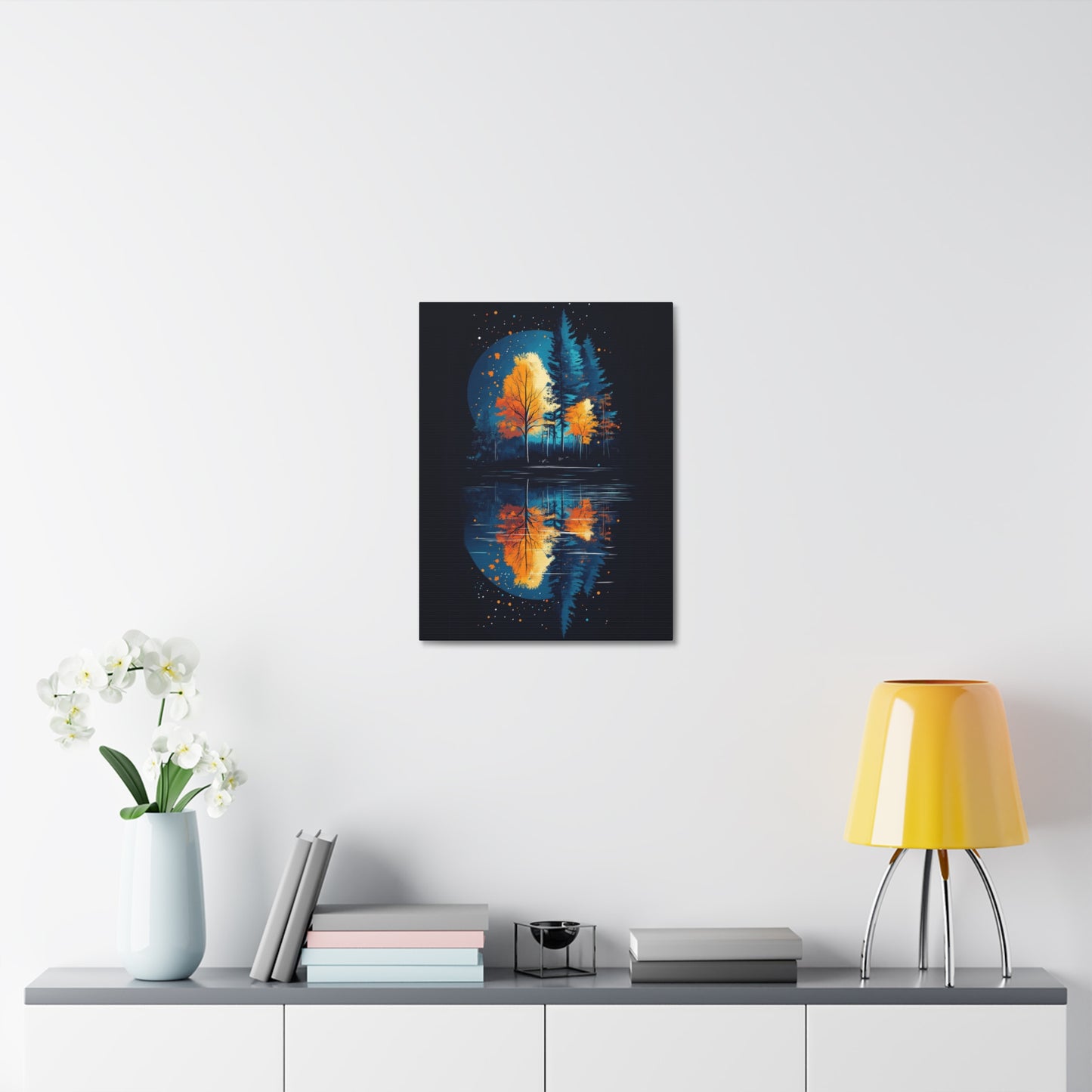 Vibrant Autumn Landscape Canvas Art | Fall Decor | Nature Wall Art | Home Decor | Gift for Nature Lovers