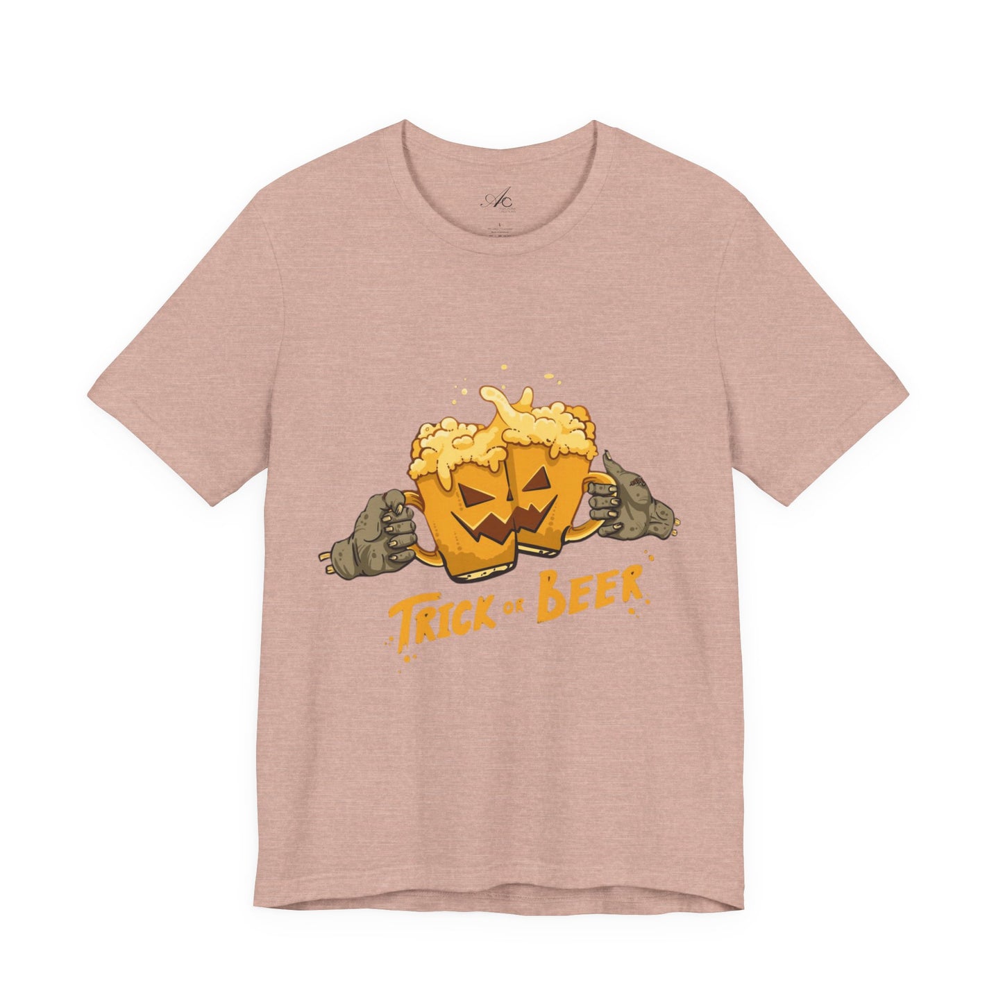 Halloween Beer Tee, Ghostly Fun Shirt, Unisex Graphic T-Shirt, Trick or Treat Apparel, Spooky Celebration Top