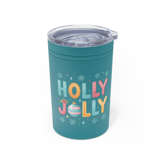 Christmas Design Holiday Cheer Tumbler - 11oz Insulated Drinkware