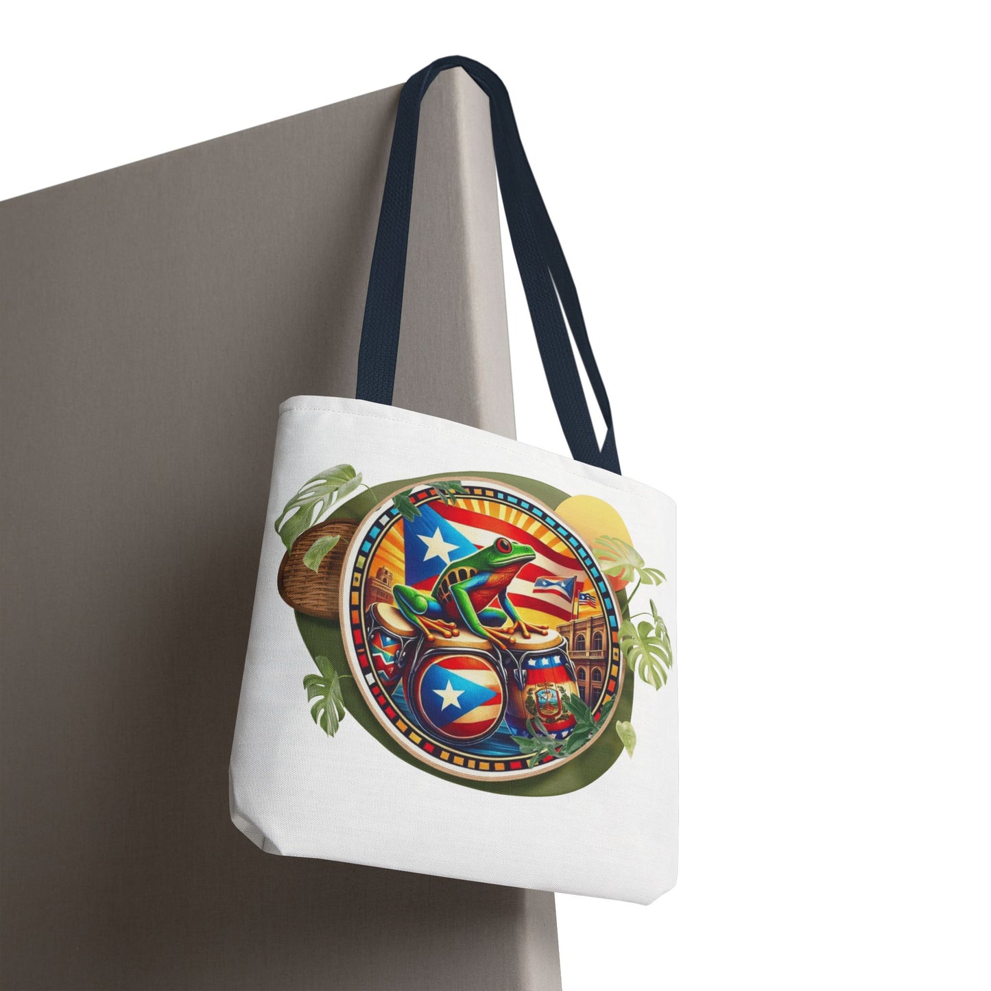 Puerto Rican Flag Tote Borinquen Beach Essentials, Travel Companion, Great for Gifts or Festivals