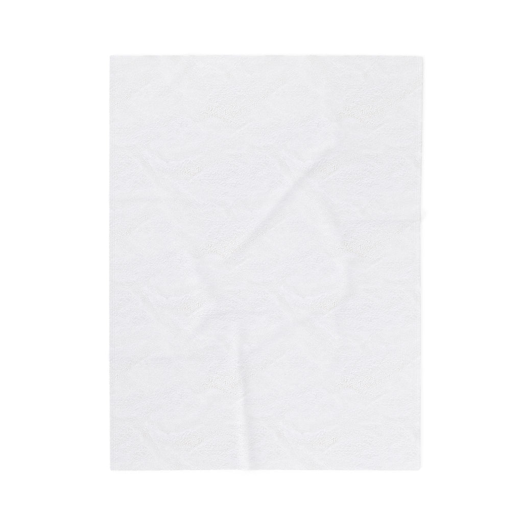 Grandma’s Cocina Velveteen Plush Blanket —Abuela Cooking Illustration Throw