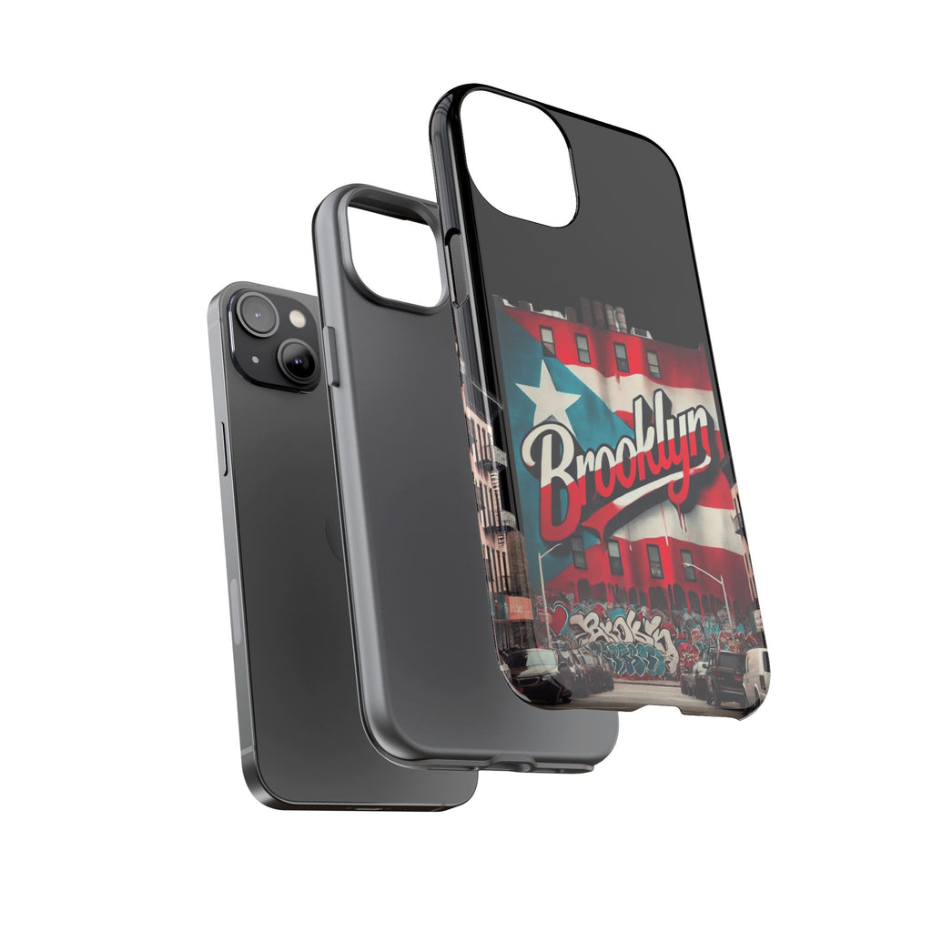 Brooklyn Street Art Phone Case  Urban Graffiti Protective Cover