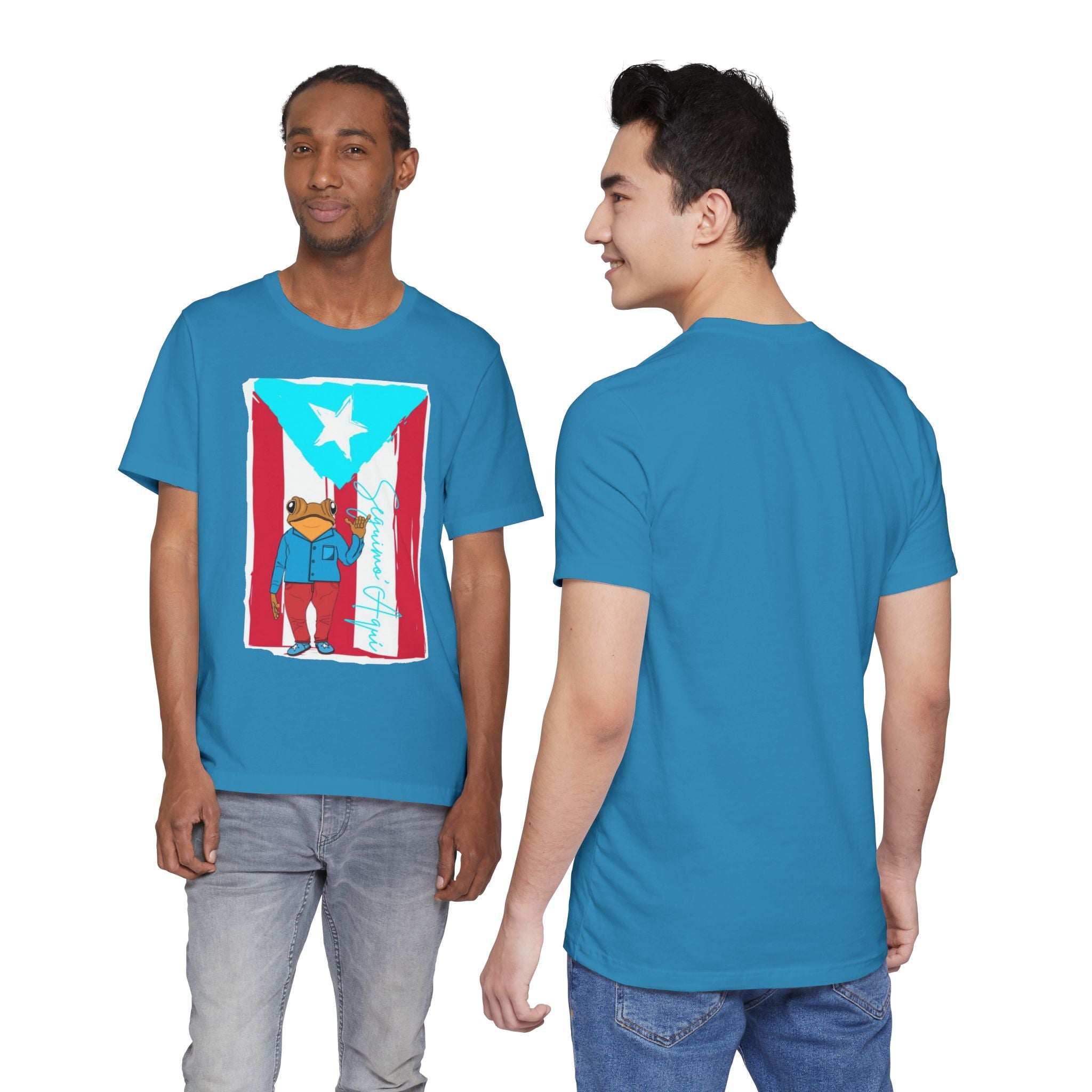 Puerto Rican Coqui Flag T‑Shirt  Boricua Pride Tee