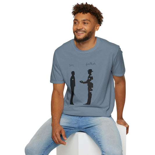 Father and Son Connection TShirt Family Gift Dad Shirt Unisex Tee Meaningful Apparel Fathers Day Family Bonding