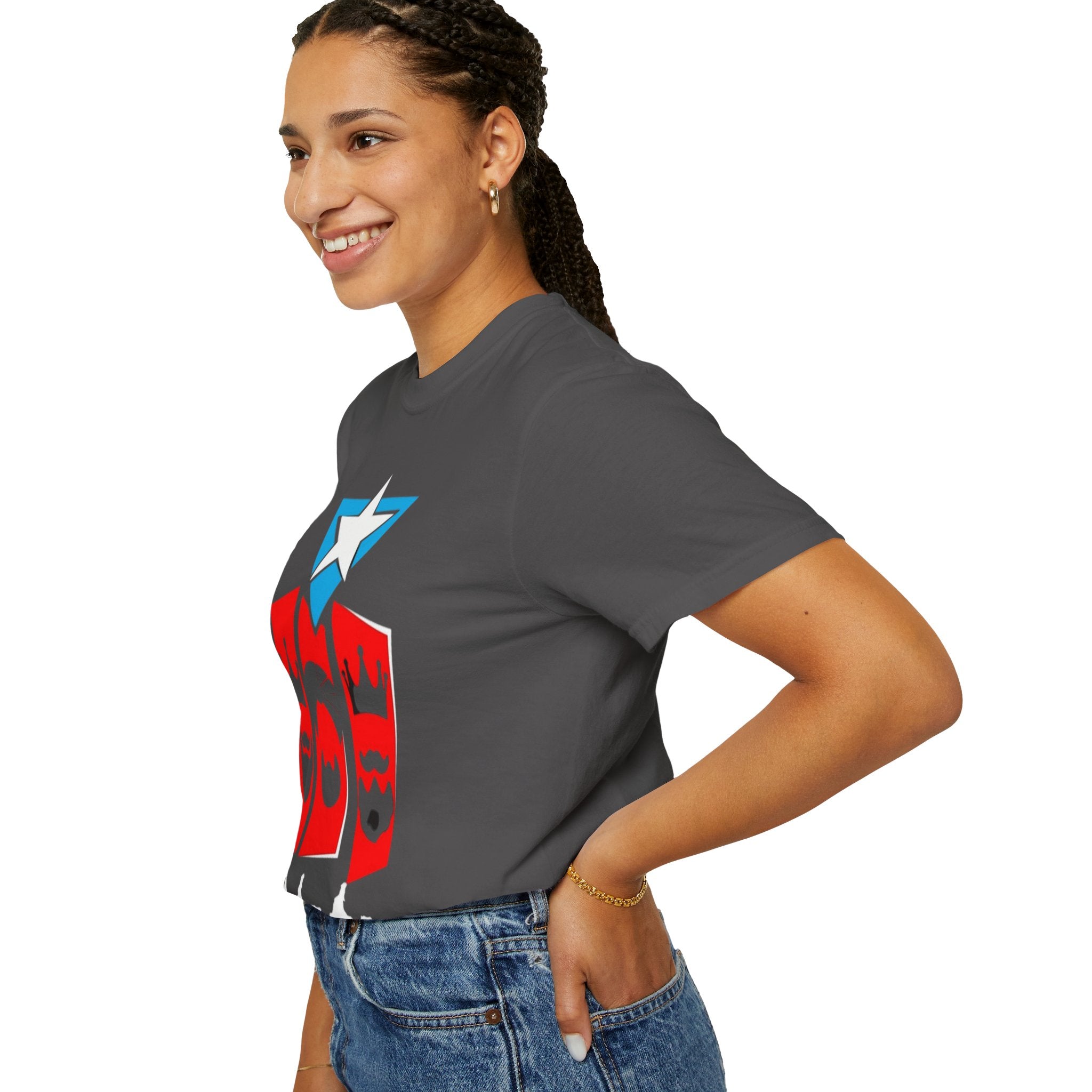 The Three Kings T-Shirt — Puerto Rican Three Kings Graphic Tee (Star & Crown Silhouettes)