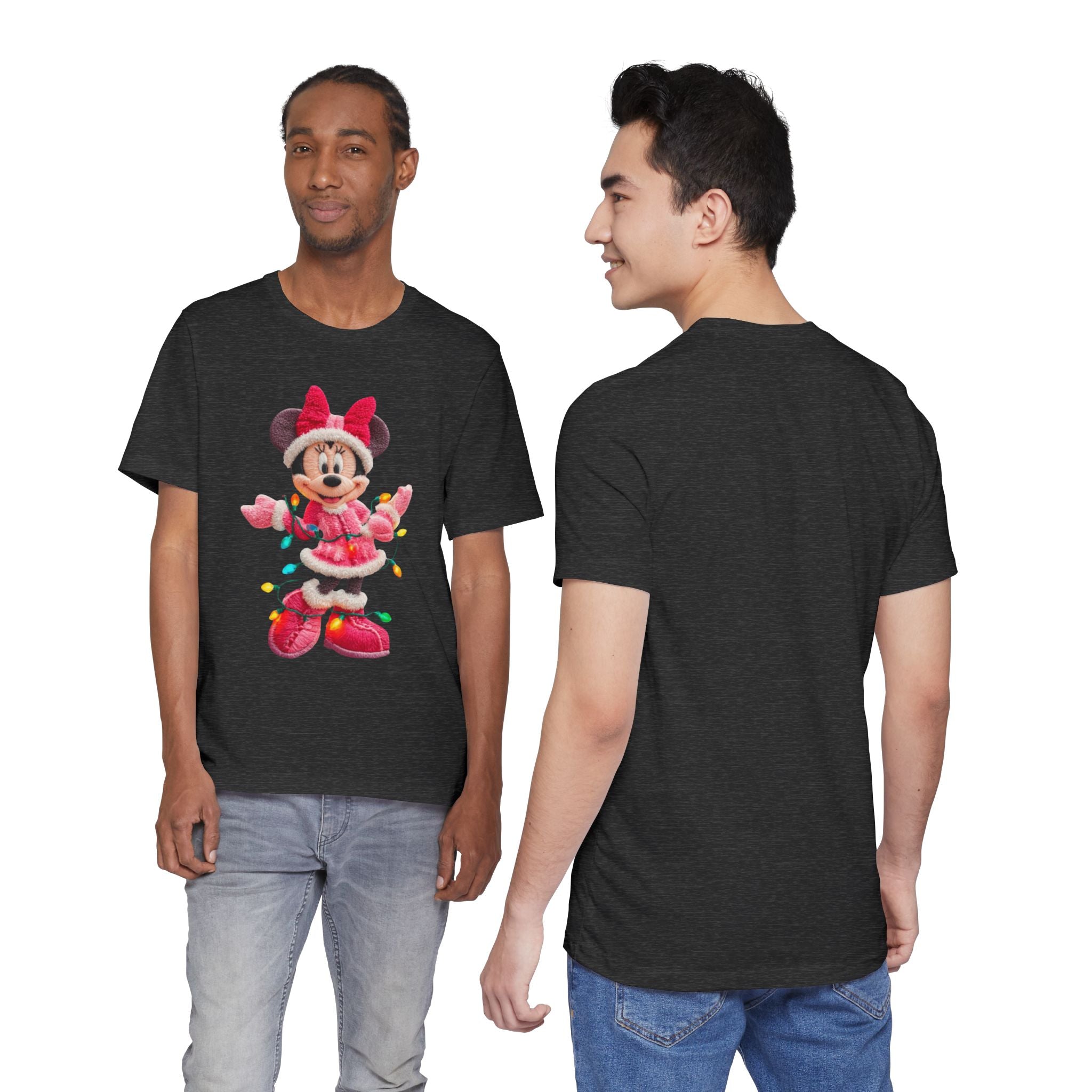 Minnie Mouse Holiday Lights T-Shirt Festive Holiday Designs