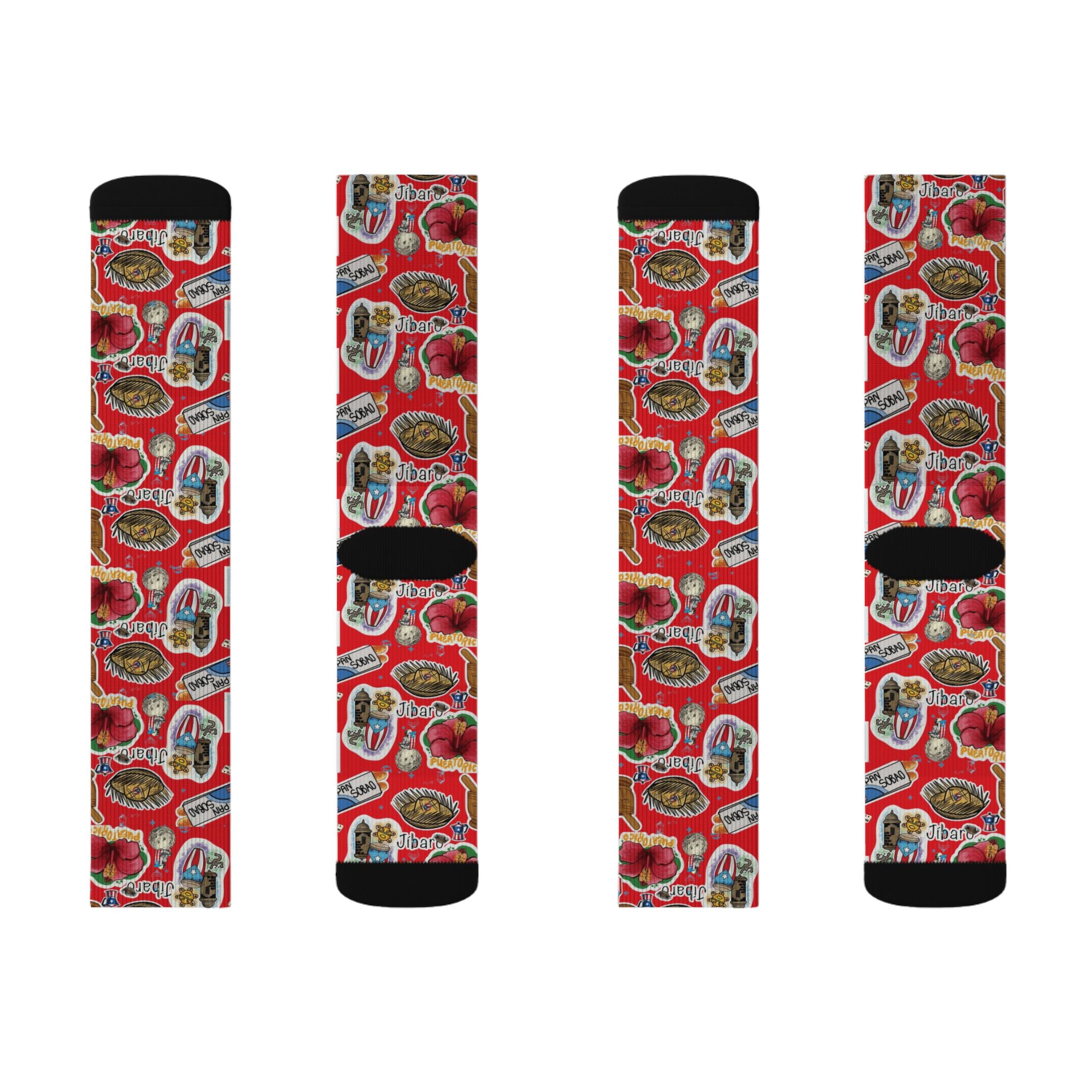 Puerto Rico Pride Sublimation Socks
