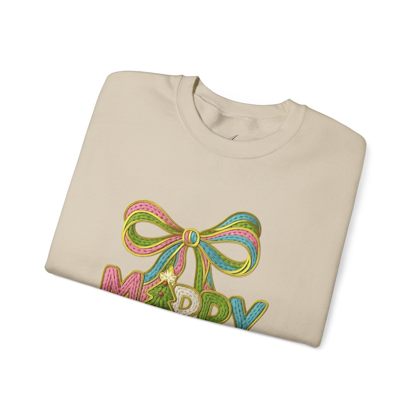 Festive Holiday Designs and Quotes Candy Christmas Tree Sweatshirt — Holiday Candyland Crewneck