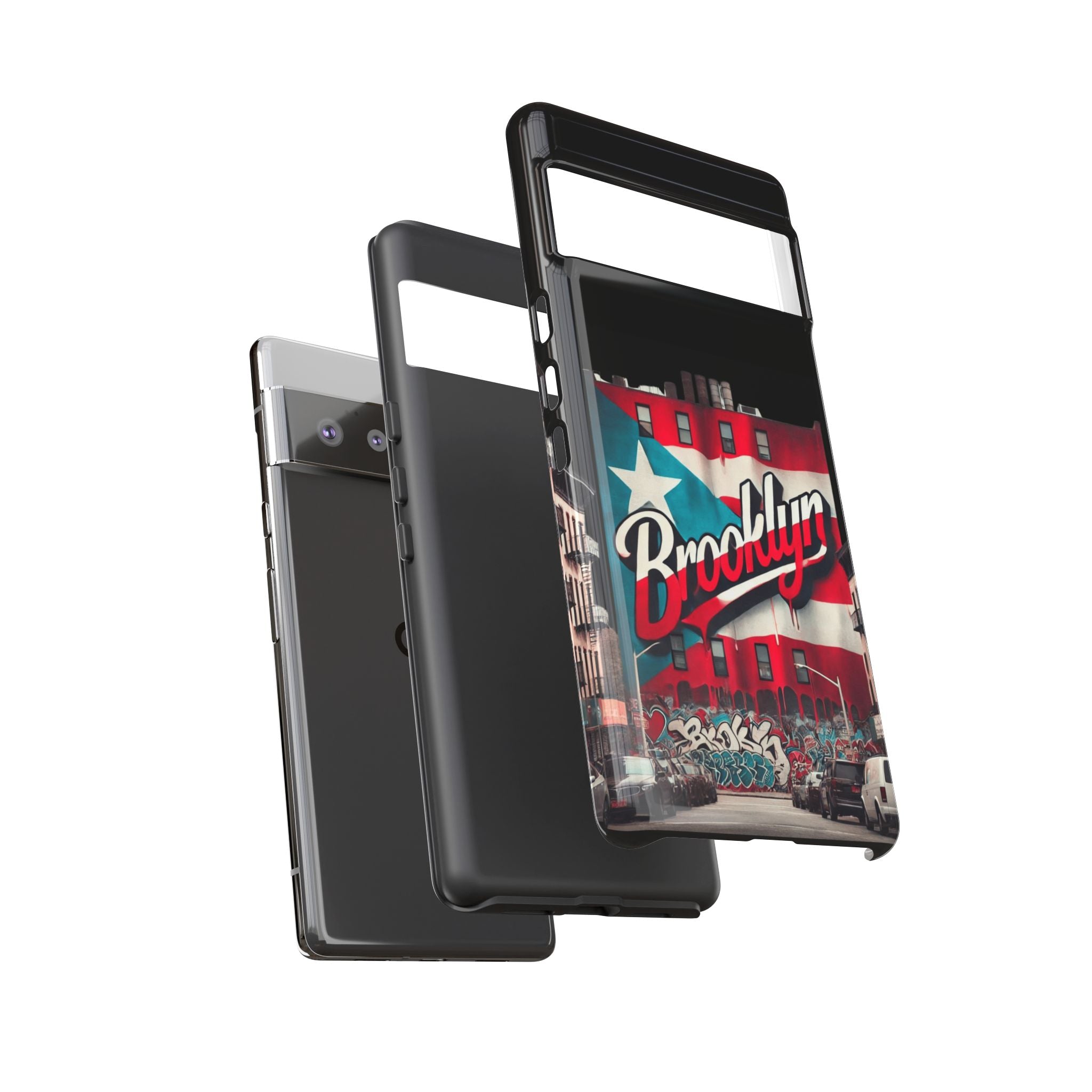 Brooklyn Street Art Phone Case  Urban Graffiti Protective Cover