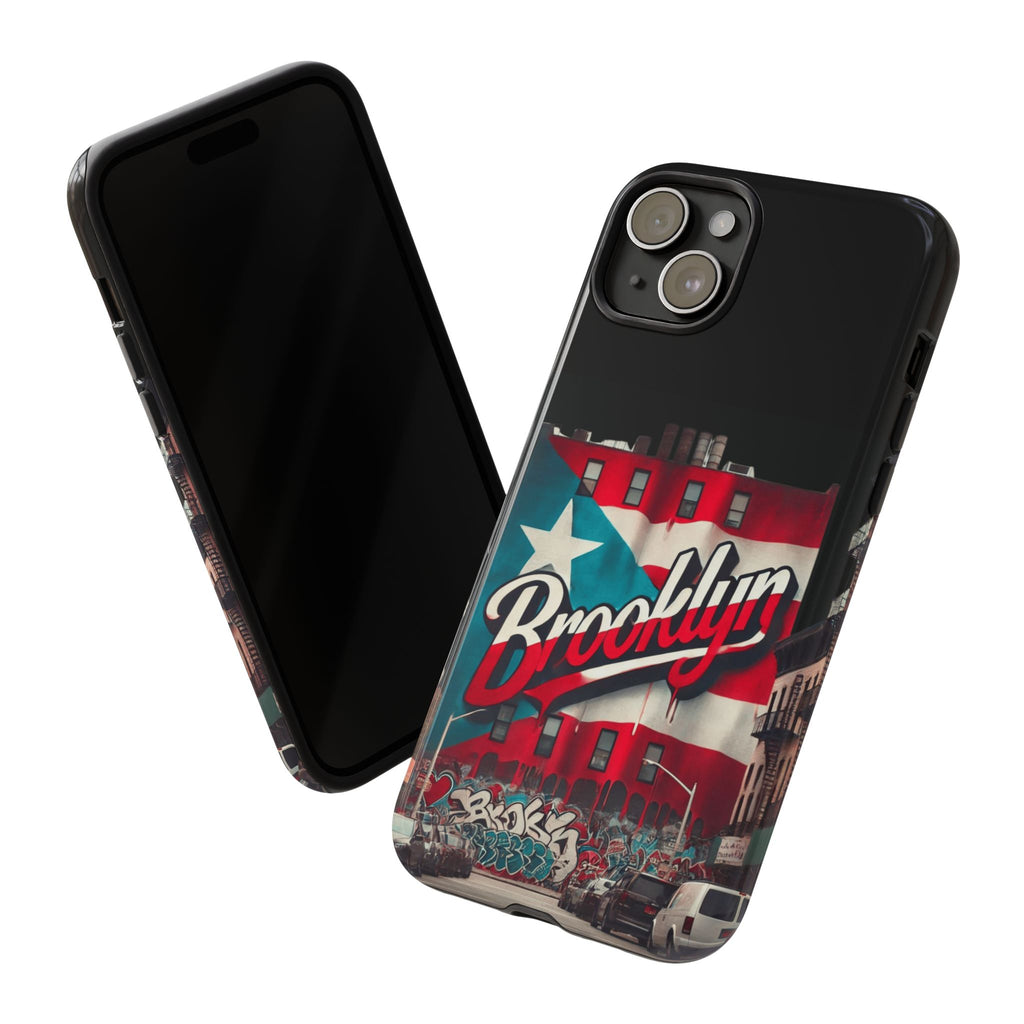 Brooklyn Street Art Phone Case  Urban Graffiti Protective Cover