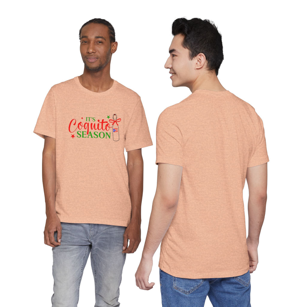 It's Coquito Season T-Shirt - Christmas Puerto Rican Holiday Cocktail Tee