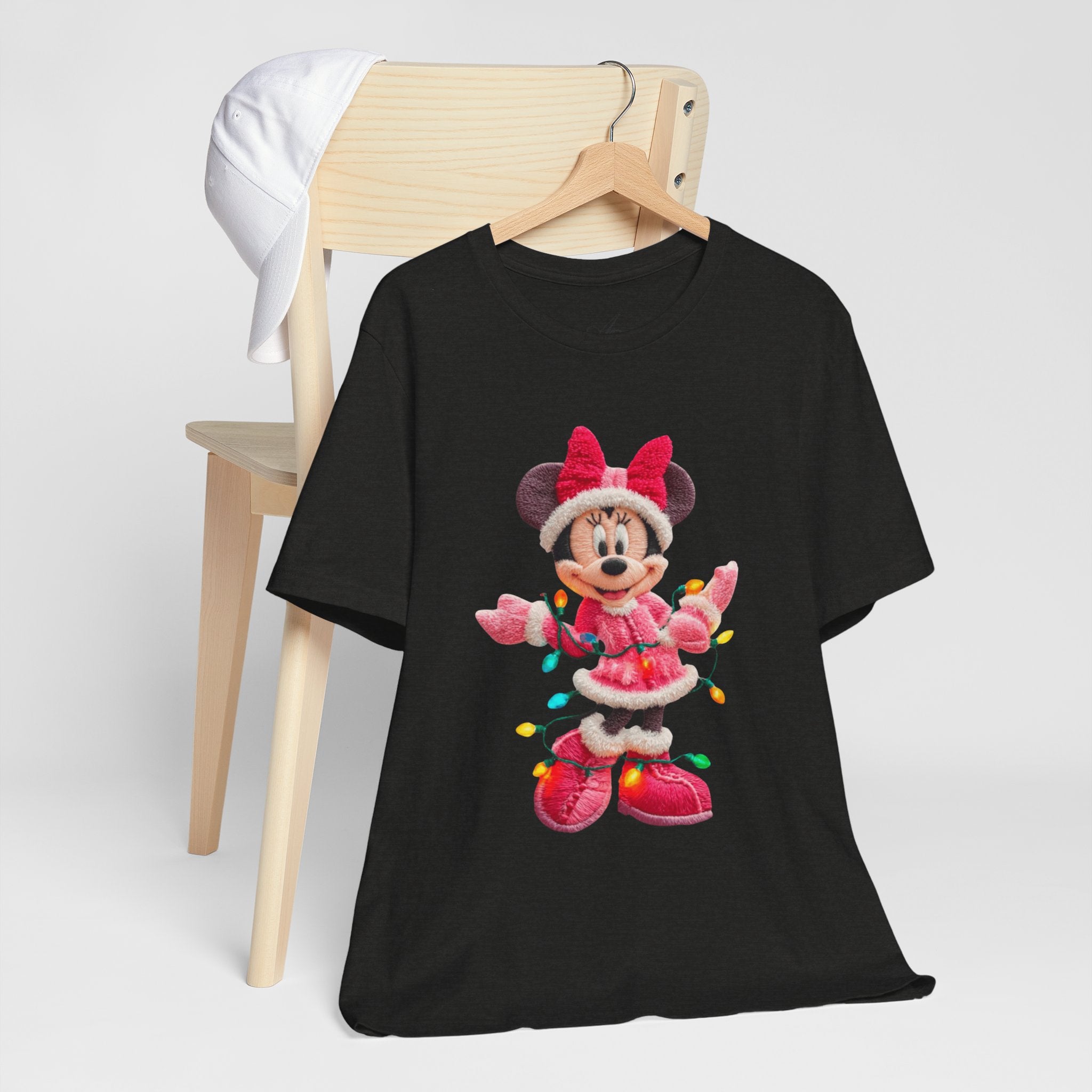 Minnie Mouse Holiday Lights T-Shirt Festive Holiday Designs