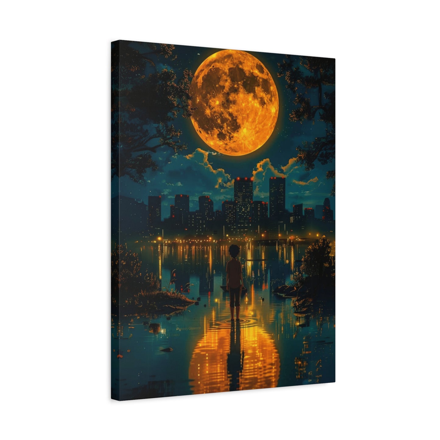 Because words have the power to move you let them live on your wall, Unique Nightscape Decoration, Perfect for Any Occasion