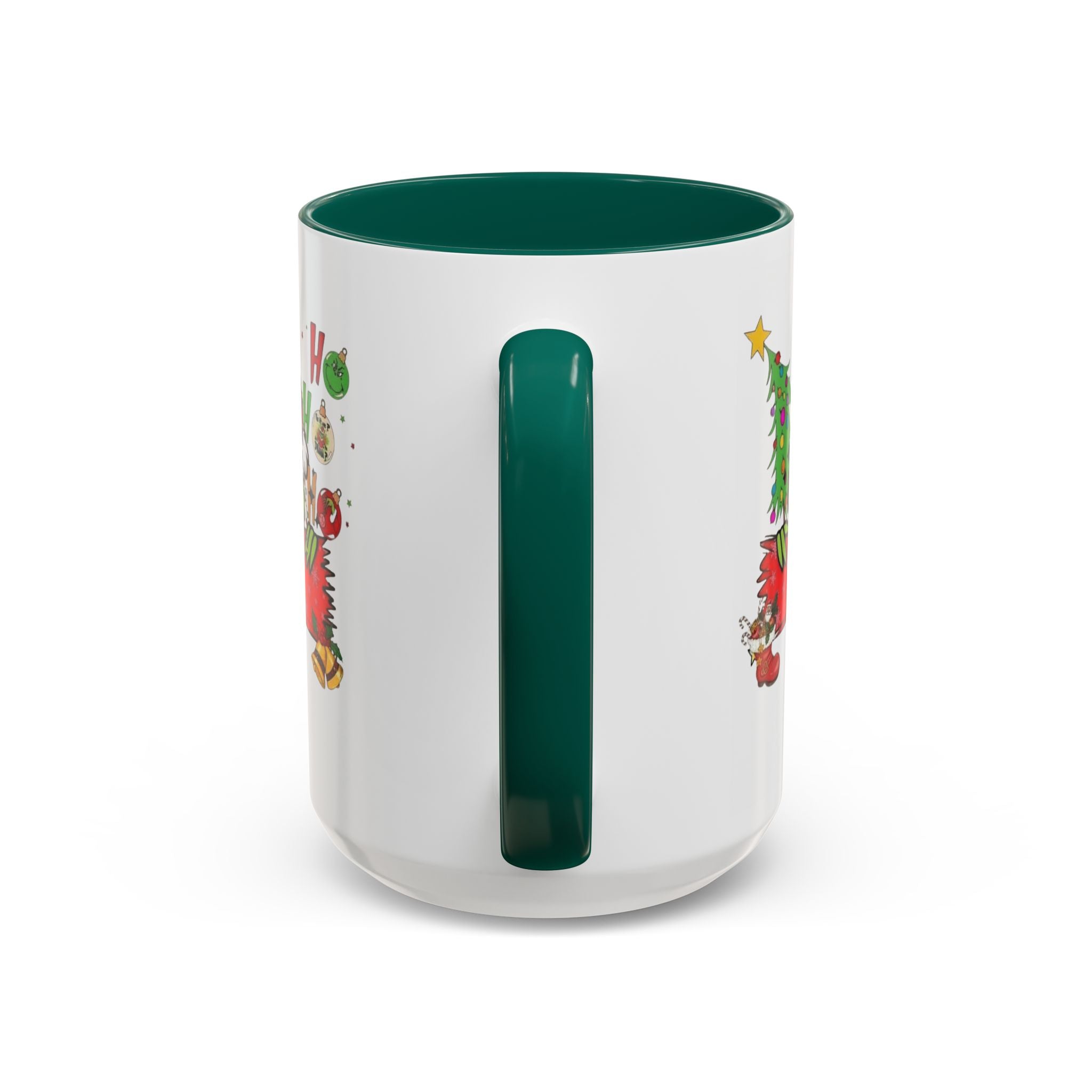 Christmas Grinch Mug (11oz & 15oz)  Funny Holiday Coffee Cup with Grinch Illustration Christmas Mugs Collection!