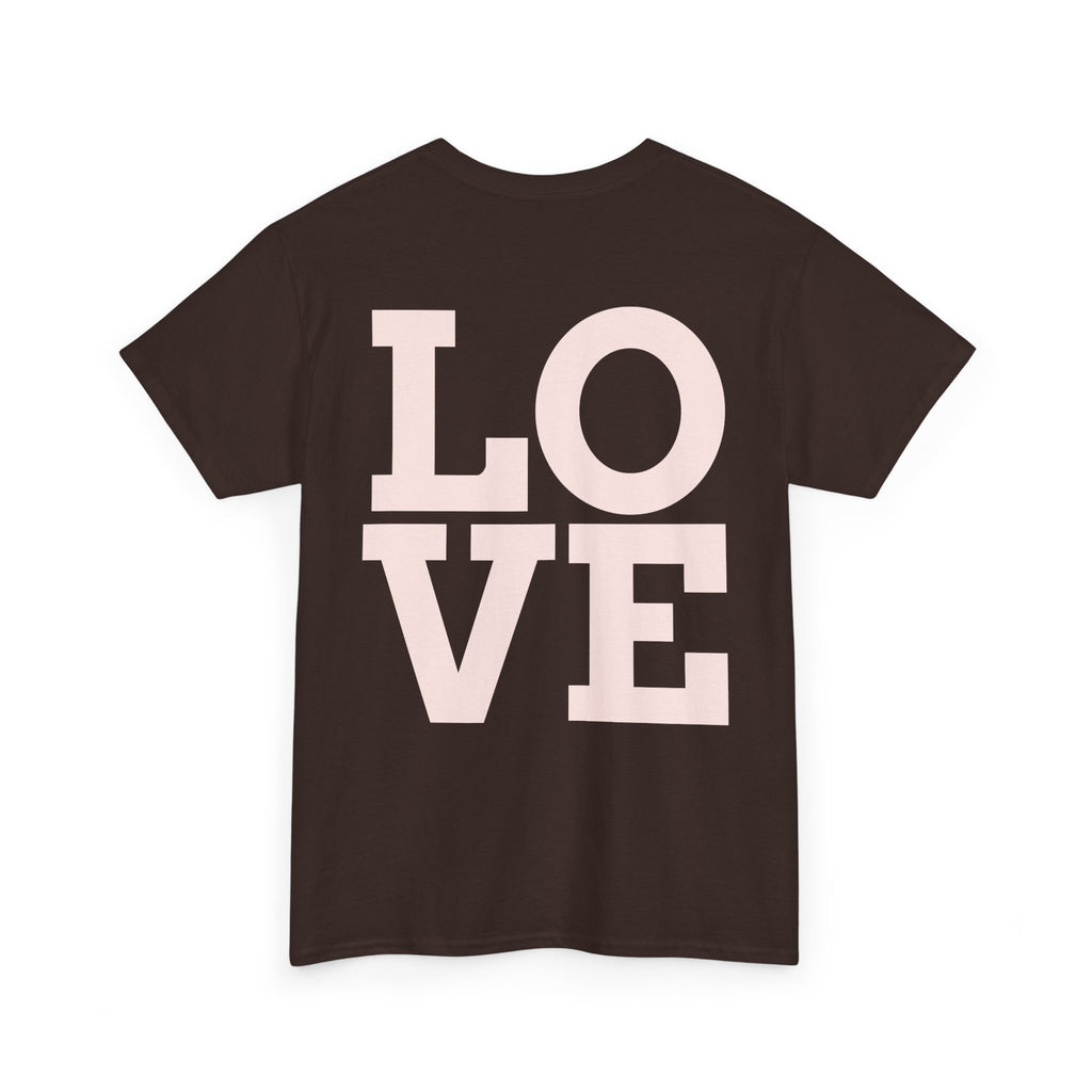 Pink Heart Cherries Tee  LOVE Graphic Valentine T-Shirt
