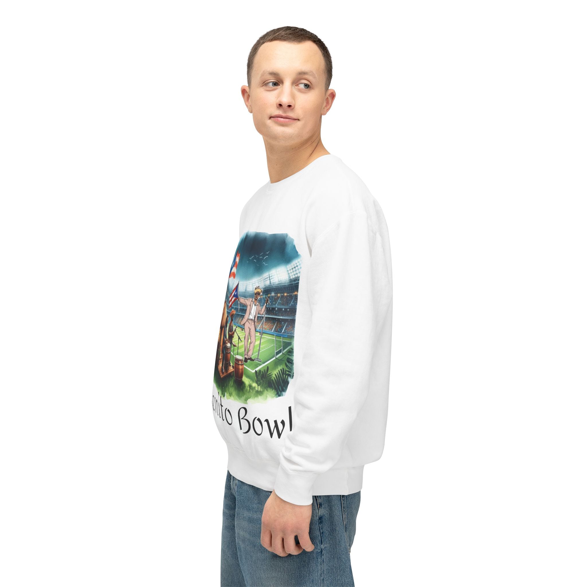 Benito Bowl Sweatshirt  Puerto Rican Tailgate SuperBowl Crewneck