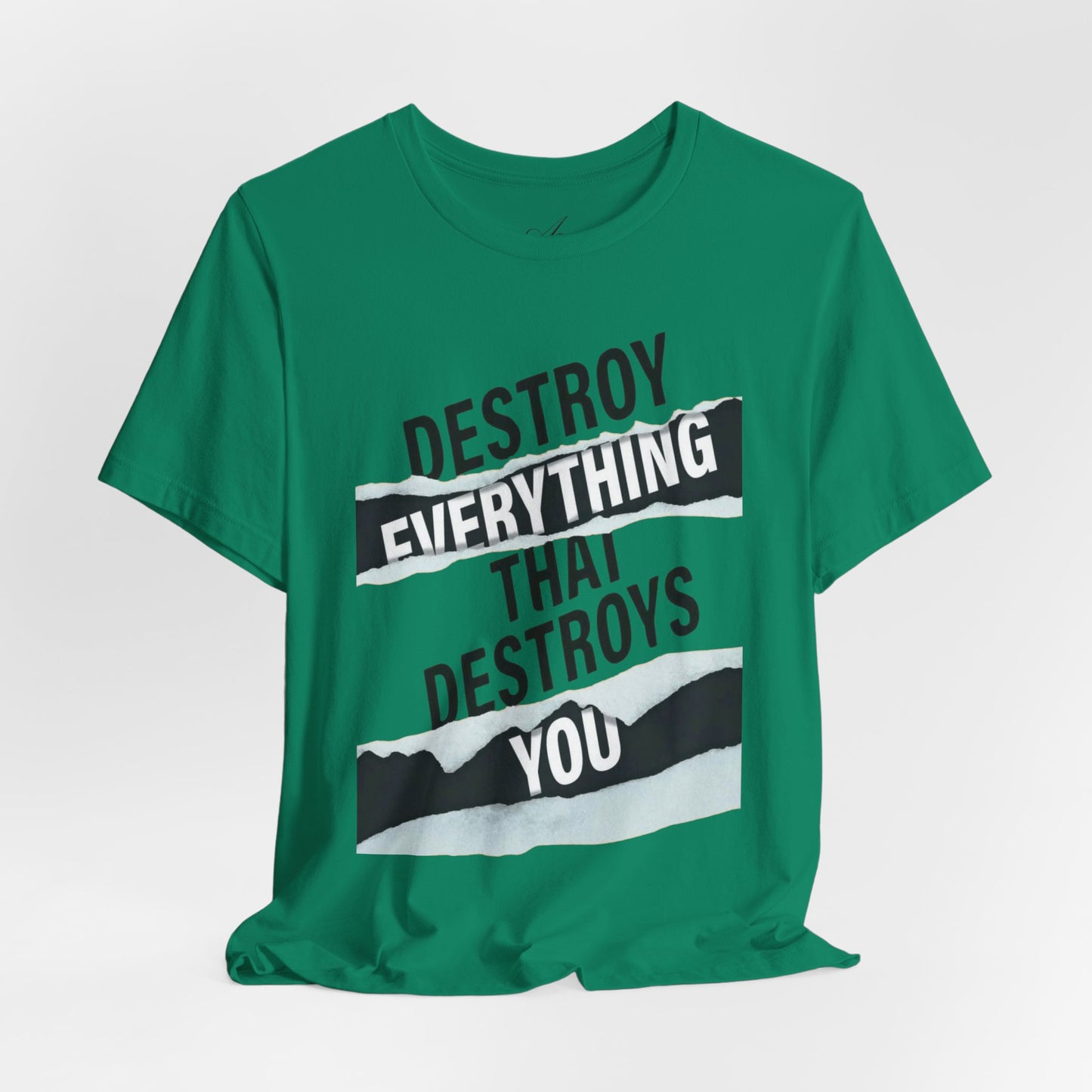 Destroy Everything That Destroys You T-Shirt  Bold Typographic Graphic Tee