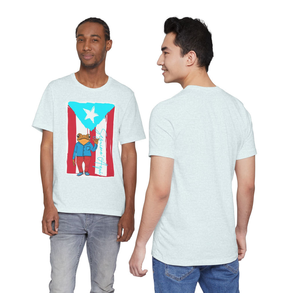 Puerto Rican Coqui Flag T‑Shirt  Boricua Pride Tee