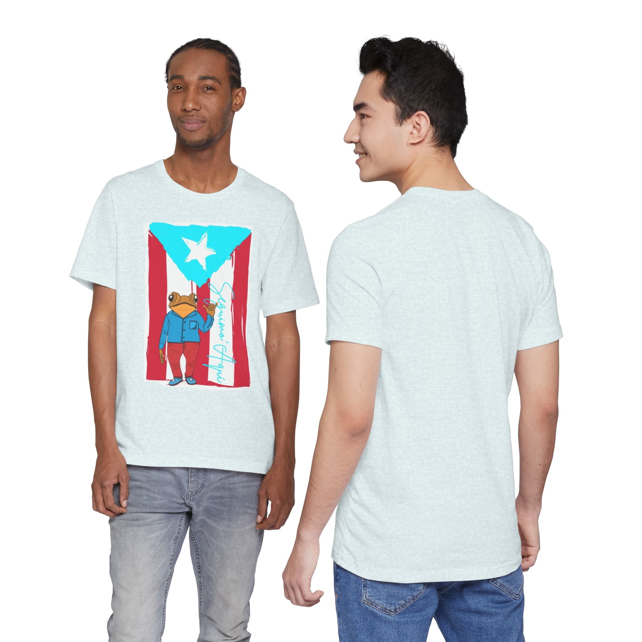 Puerto Rican Coqui Flag T‑Shirt  Boricua Pride Tee