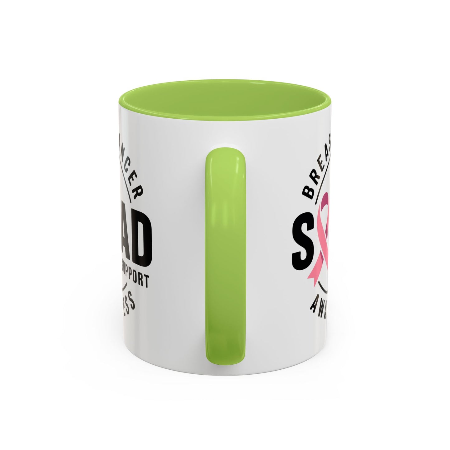 Breast Cancer Awareness Coffee Mug - Support Your Squad